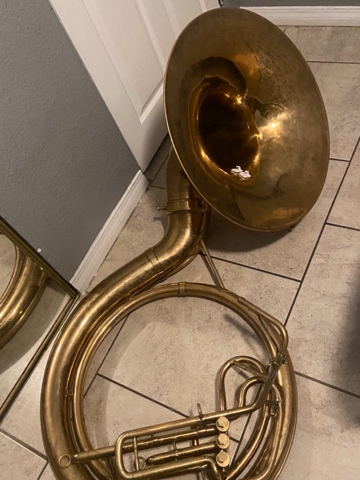 Nautical Mart Sousaphone | Full Brass | BB Key | Includes Mouthpiece & Case customer photo 2