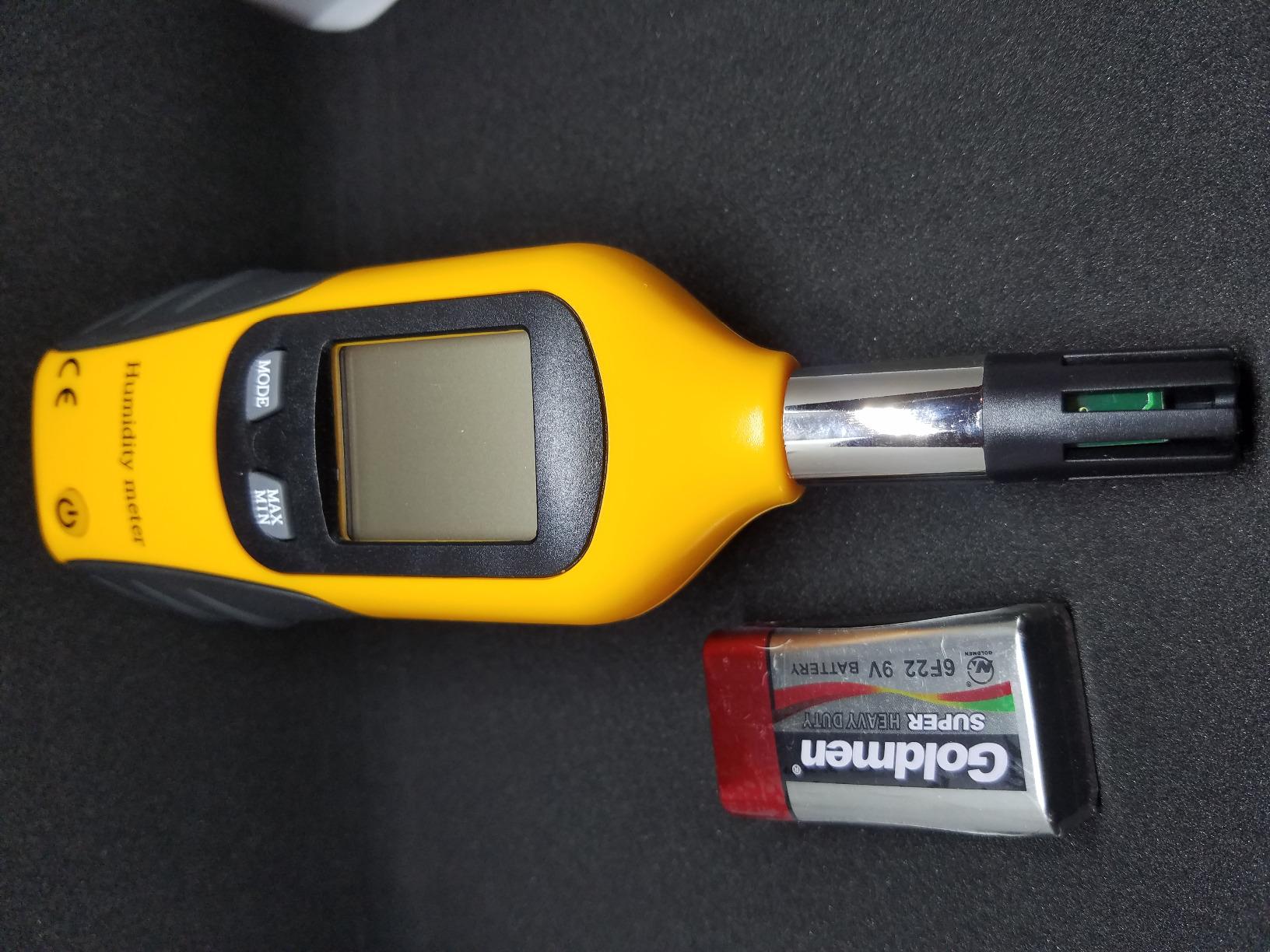 Mengshen Digital Psychrometer - Handheld Temperature and Humidity Meter Gauge with Dew Point and Wet Bulb Temperature customer photo 1