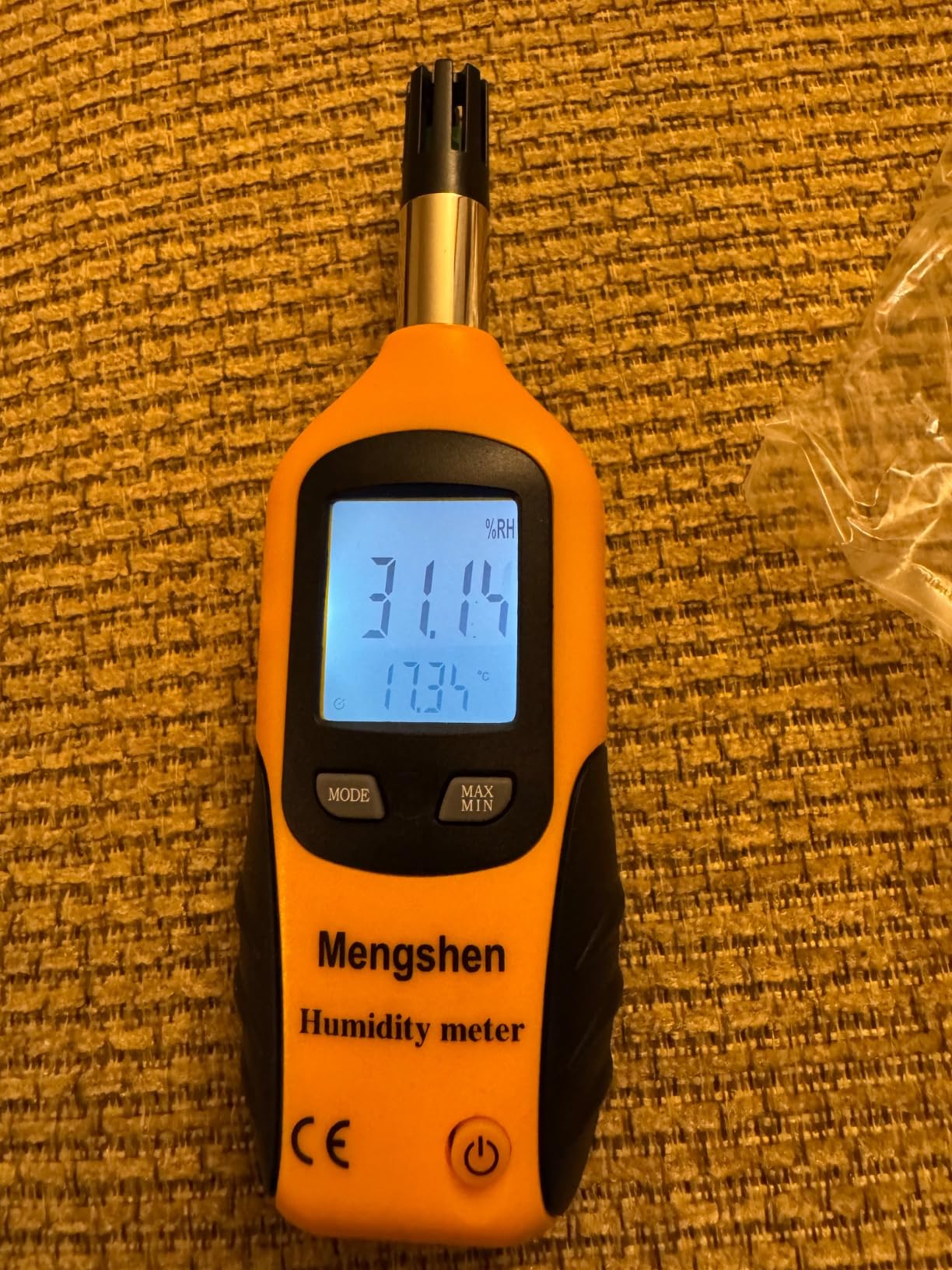 Mengshen Digital Psychrometer - Handheld Temperature and Humidity Meter Gauge with Dew Point and Wet Bulb Temperature customer photo 2