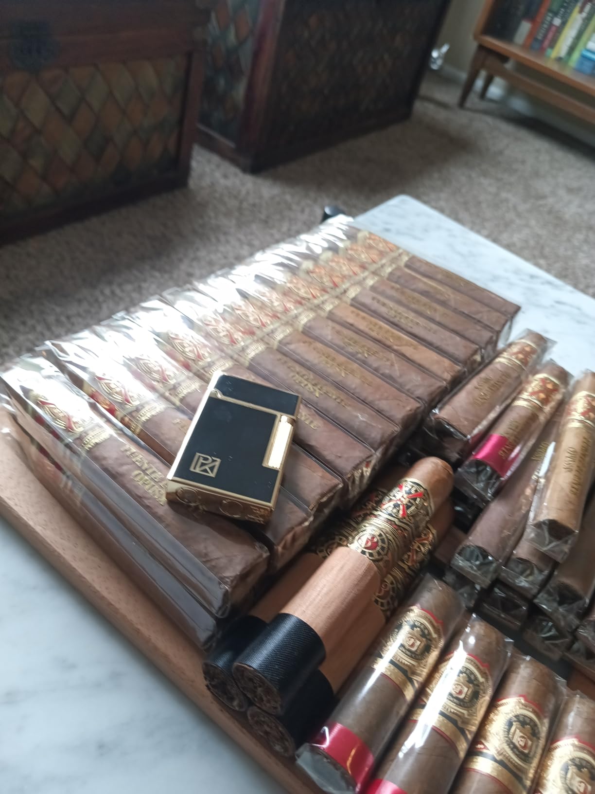 Luxury Metal Butane Lighter with Signature Ping Sound - Classic Soft Flame Cigar & Pipe Lighter, Refillable Flint Ignition, Elegant Black & Gold Vintage Design - Unique Gift for Men customer photo 1