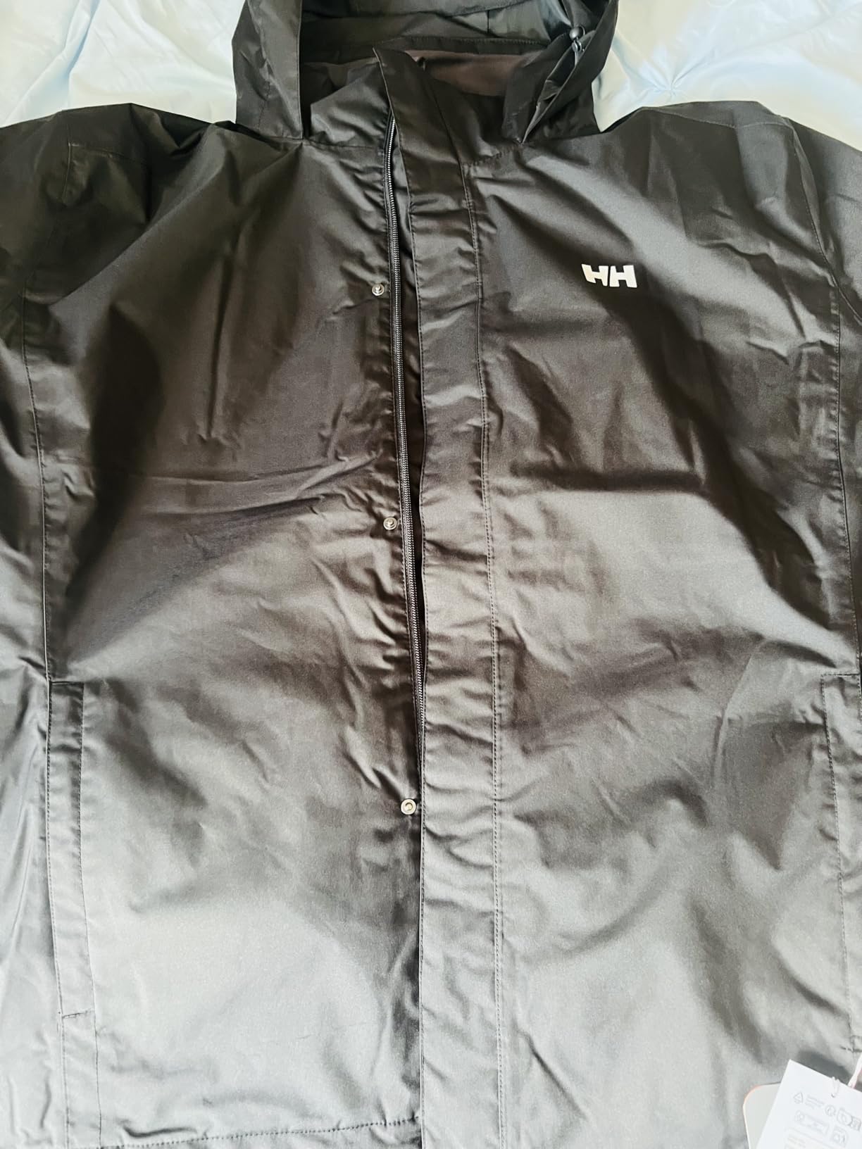 Helly Hansen Men's Dubliner Jacket Waterproof, Windproof, Breathable Shell Rain Coat with Packable Hood customer photo 1