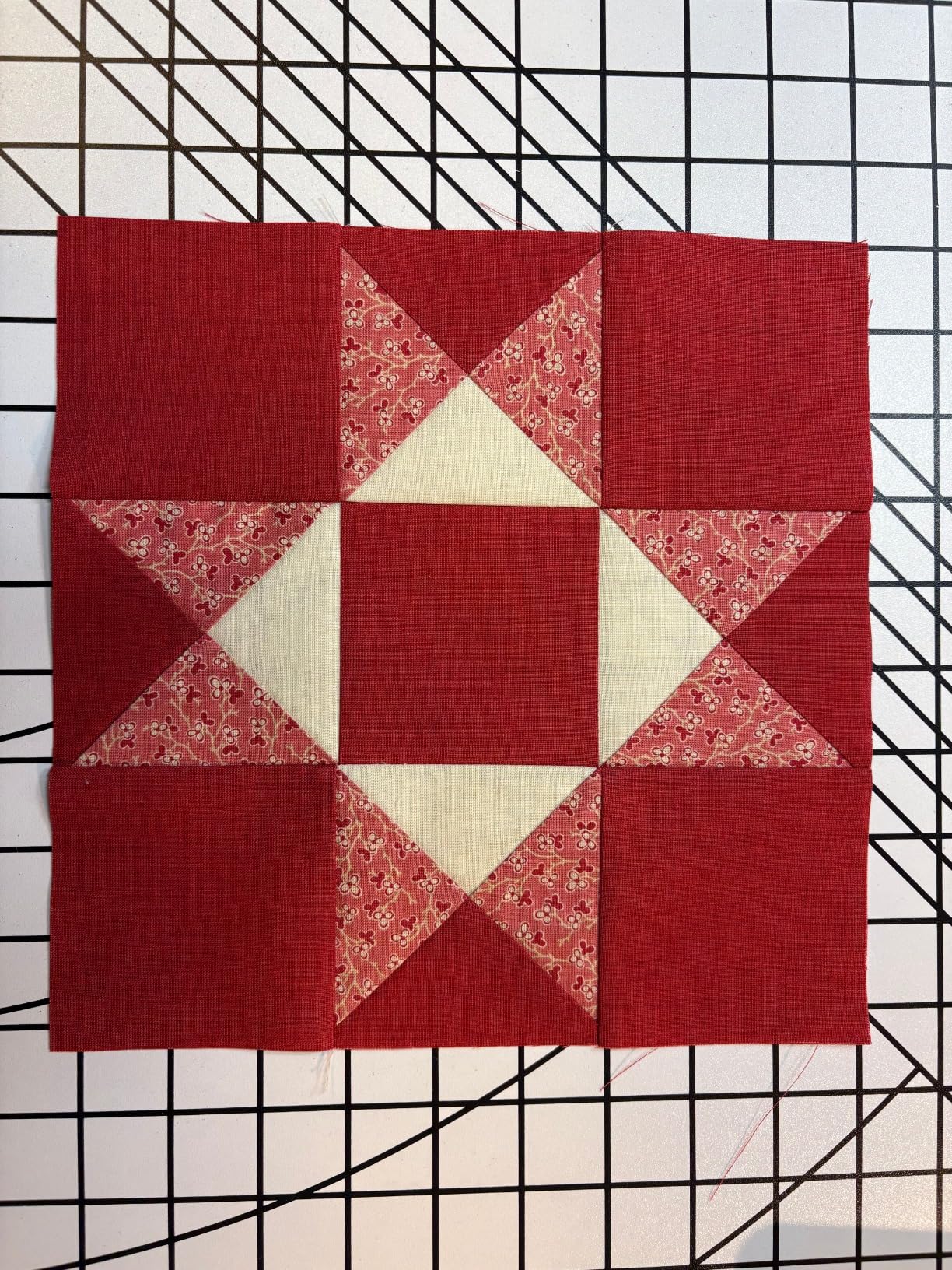 Creative Grids Half Square 4-in-1 Triangle Quilt Ruler - CGRBH1 - Made in USA, 5-1/2in x 10-1/2in, Non-Slip Grip Acrylic Quilting, Sewing, Crafting, Patchwork Ruler & Template customer photo 2