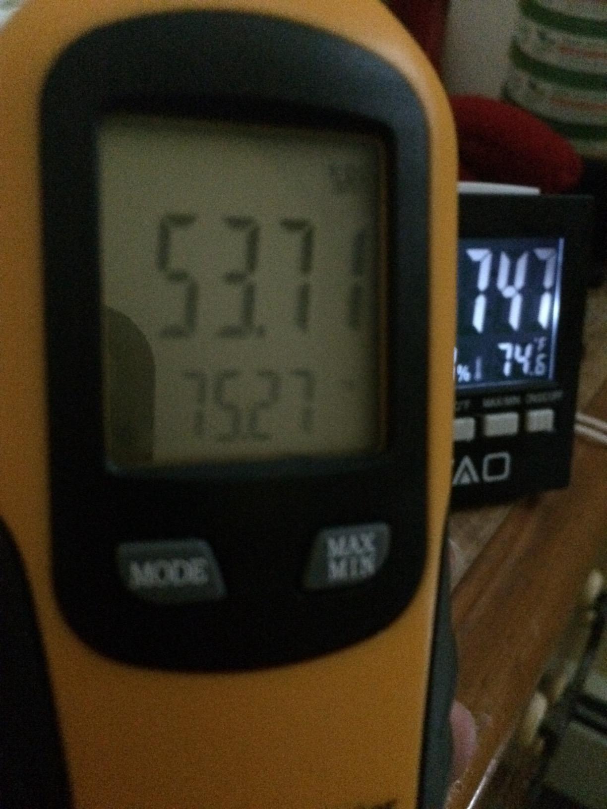 ERAY Digital Psychrometer Thermometer Hygrometer with Backlight, Temperature and Humidity Reader Meter with Dew Point and Wet Bulb Temperature customer photo 1