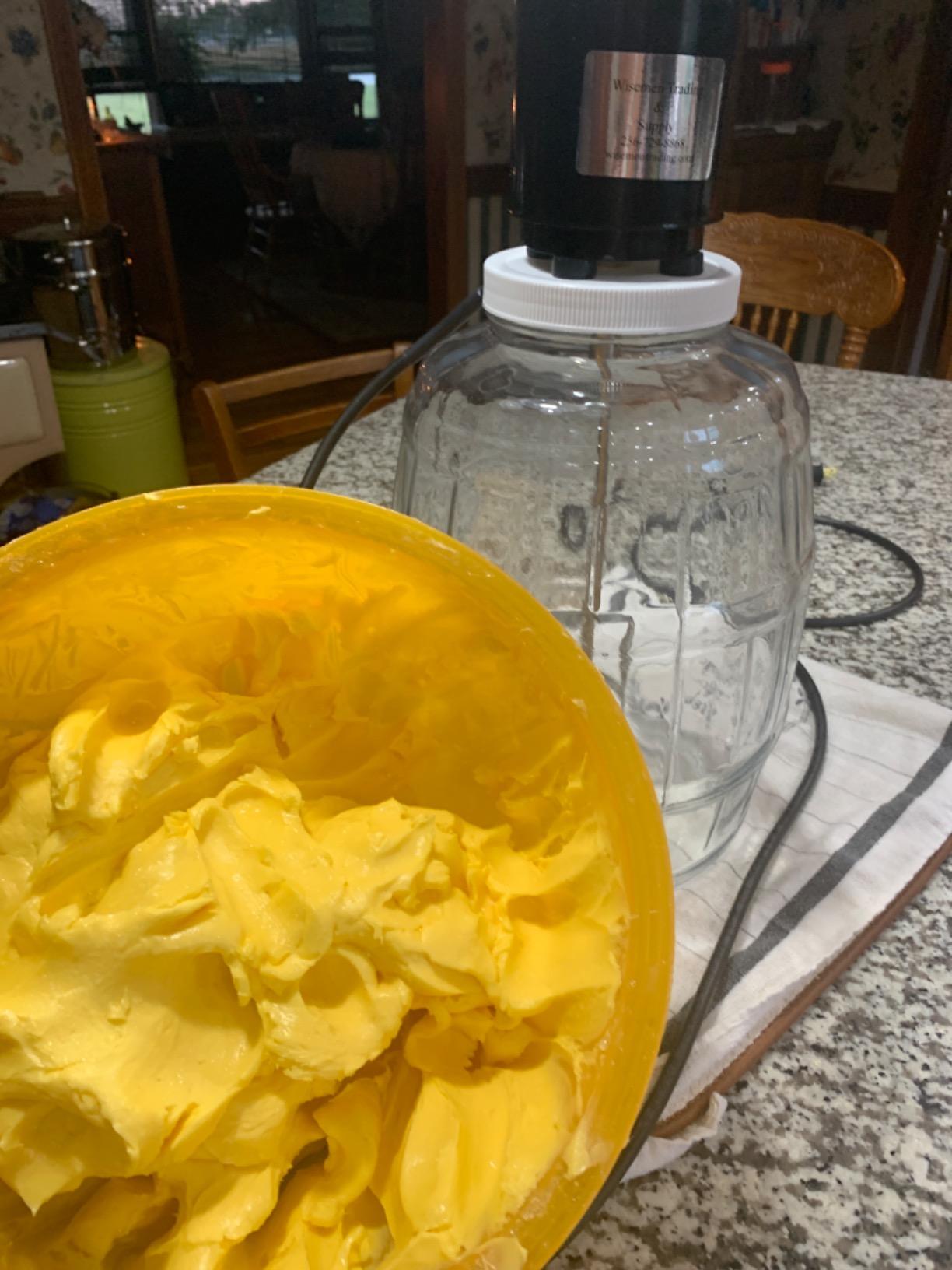 Buttermeister Butter Churn (1 Gallon) - Electric Butter Maker for Large Batches customer photo 1