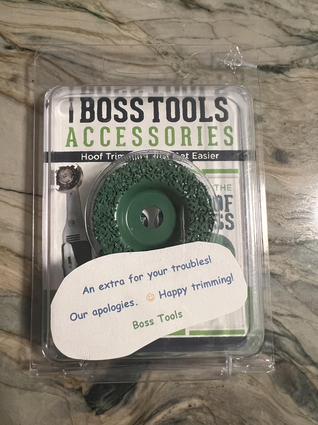 Hoof Boss - Goat Hoof Trimmers Basic Electric Set 110v - Goat Hooves Trimmer Tool Kit - Grinder Discs and Accessories Included customer photo 2