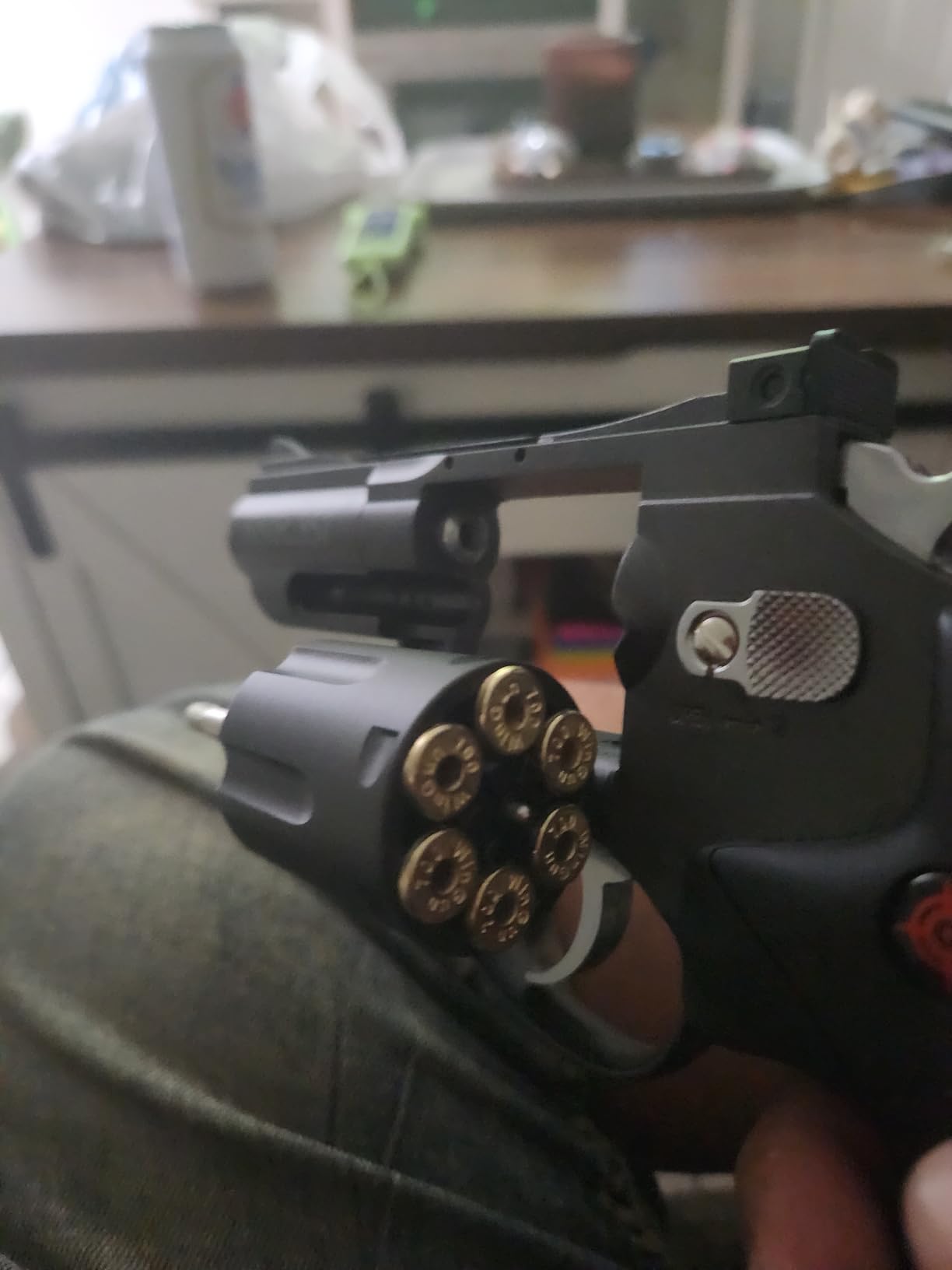 Crosman SNR357 Snub Nose CO2 Revolver for Pellets and BBs - Dual Ammo 6-Shot Swing Out Cylinder customer photo 2