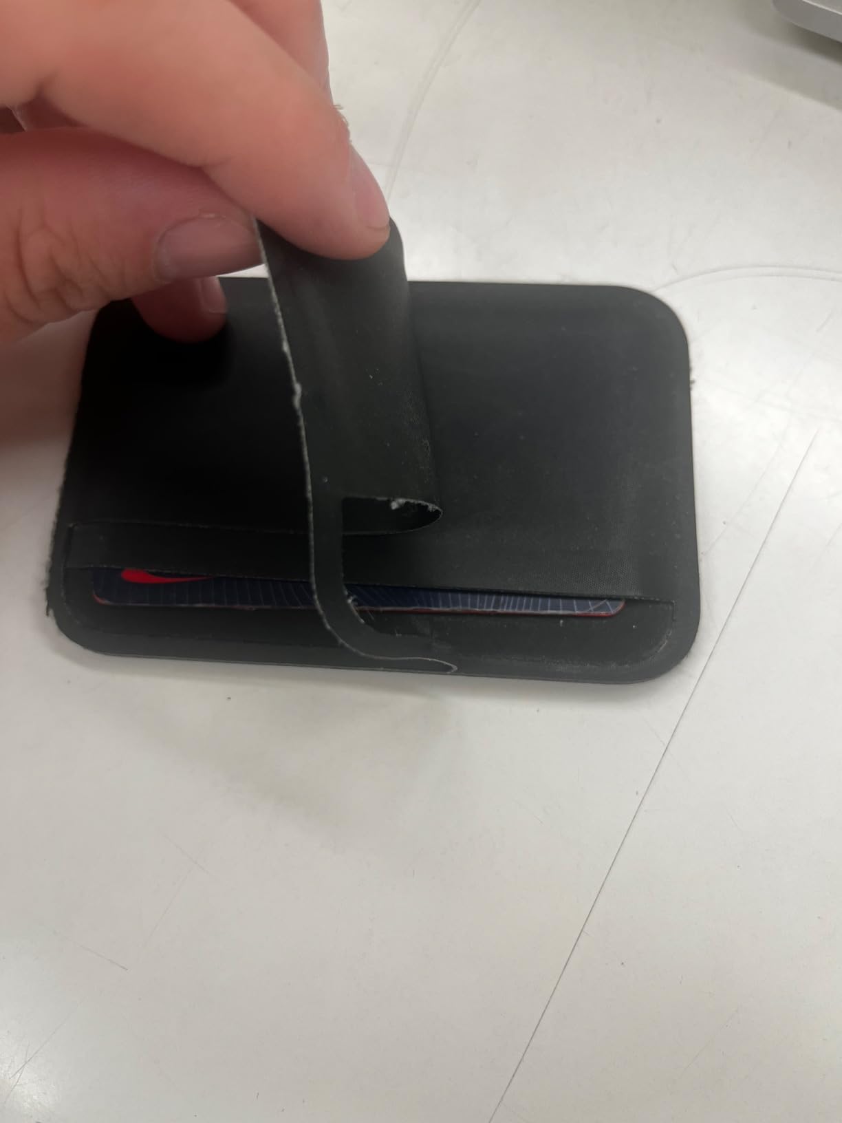 DAKA Essential Tactical Slim Minimalist unisex-adult Polymer Credit Card Holder Travel Wallet EDC Gear, Black customer photo 1