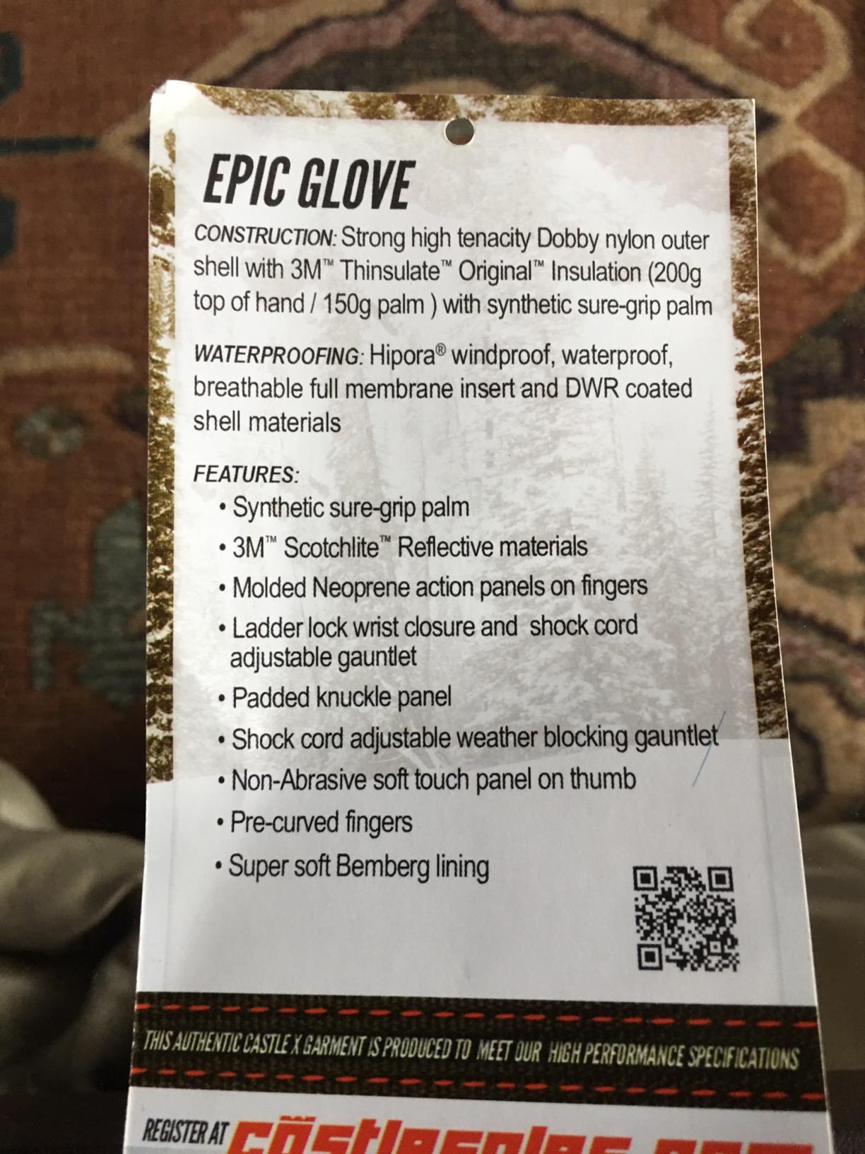 Castle X Epic-G1 Mens Snowmobile Gloves - Gray - Men's Size Large customer photo 1