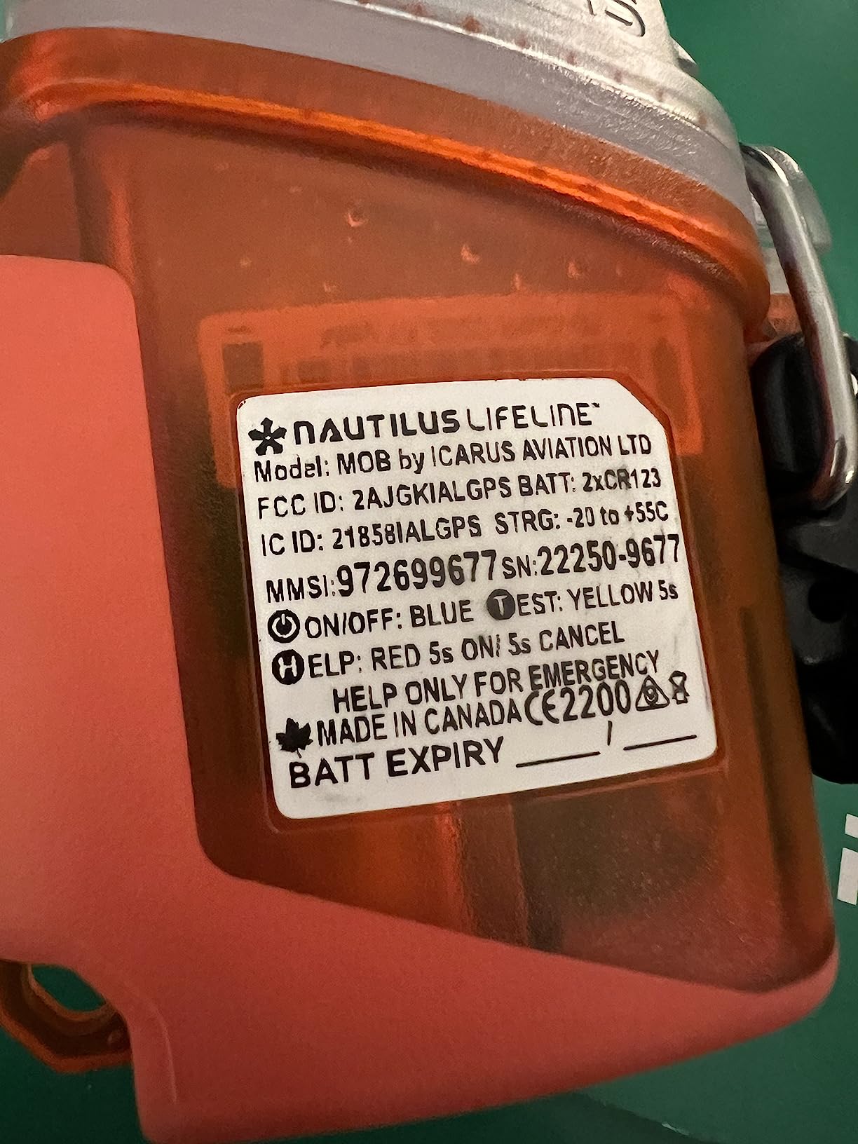 Nautilus LifeLine Marine Rescue GPS nexGen customer photo 1