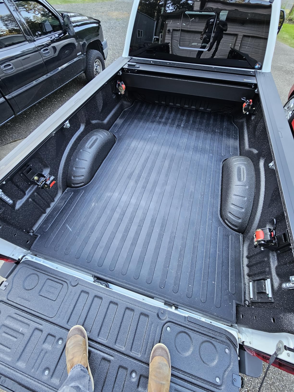 Westin 50-6415 Truck Bed Mat fits 2017-2025 F-250 F-350 F-450 8ft Bed Black Rubber customer photo 1