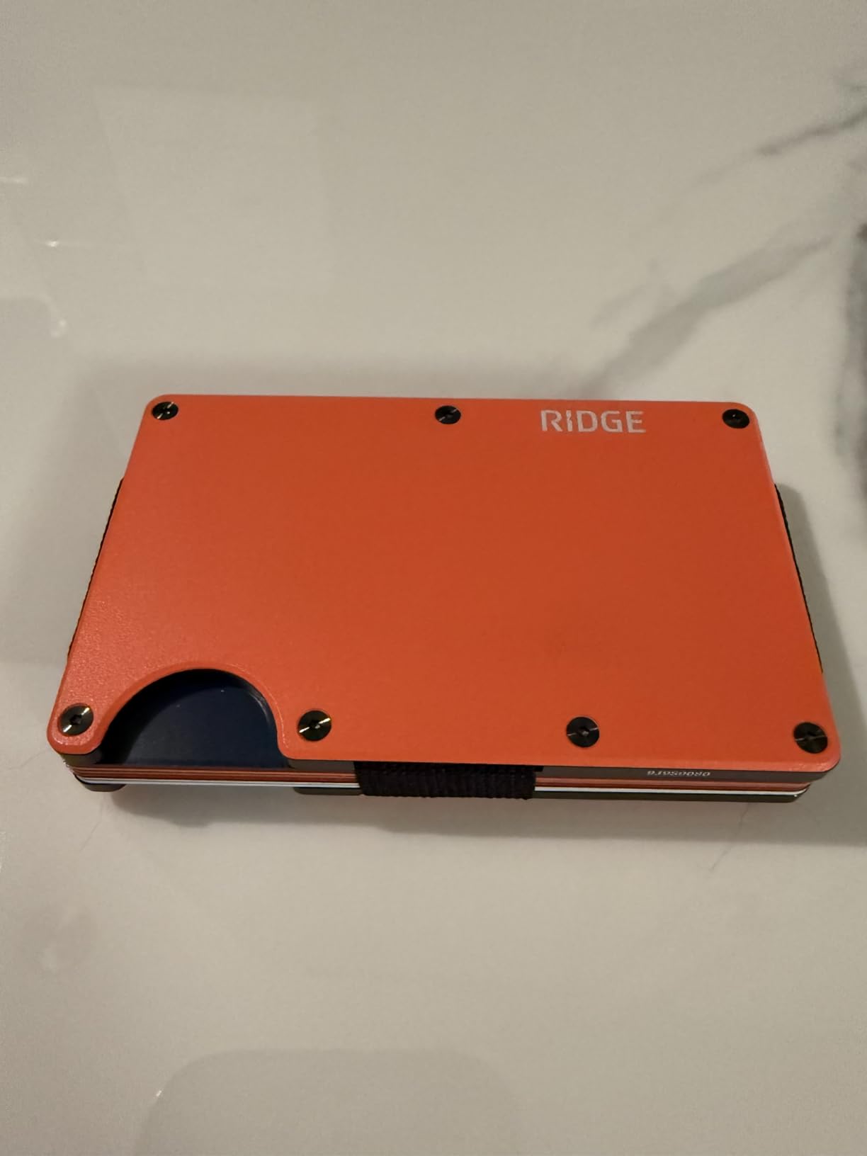 Ridge Wallet for Men - Wallet and Card Holder, RFID Protected Front Pocket Wallets for Men with Integrated Cash Strap customer photo 1