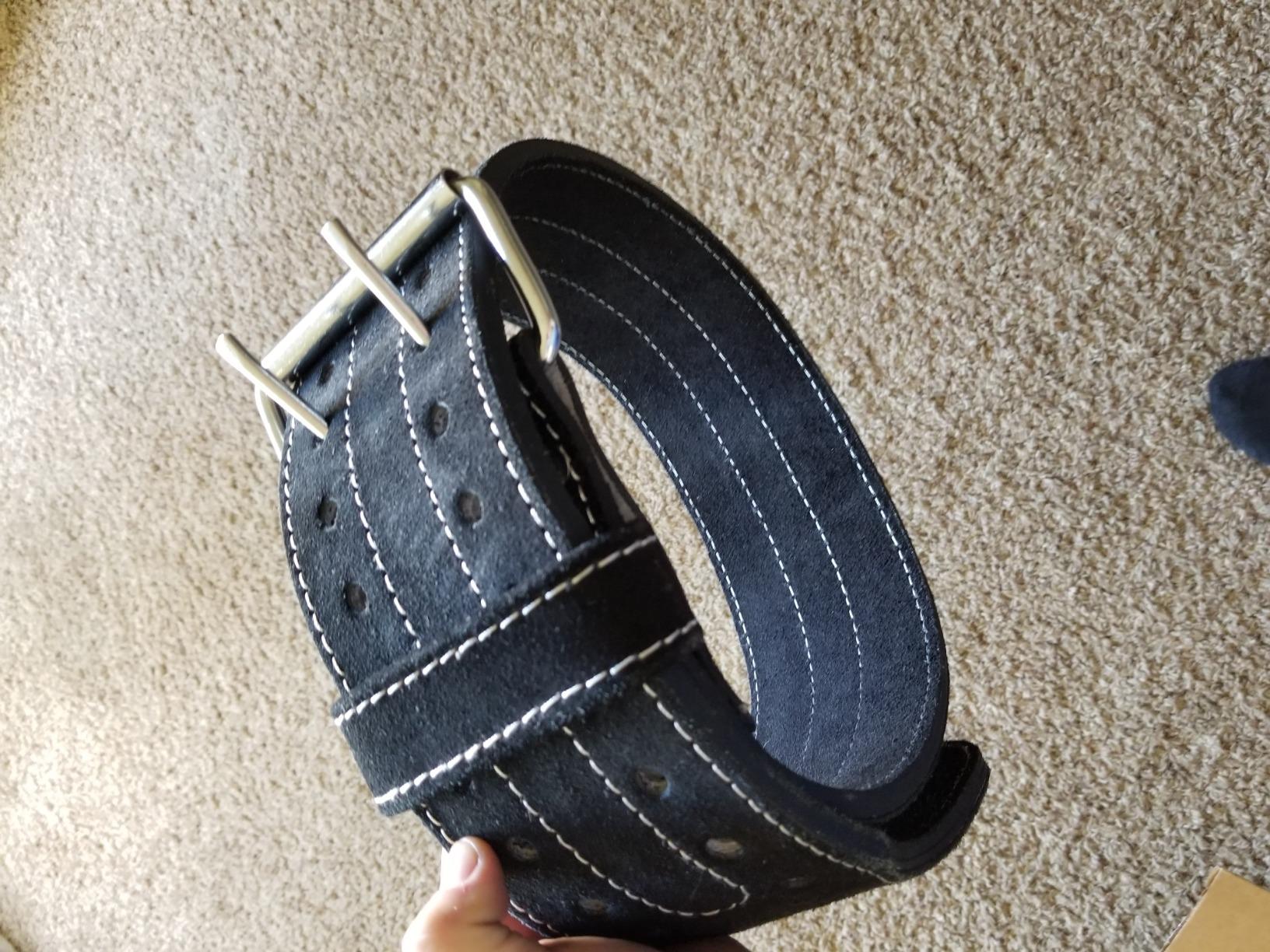 Hawk Sports Double Prong Powerlifting Belt for Men & Women, 10mm Thick, 4
