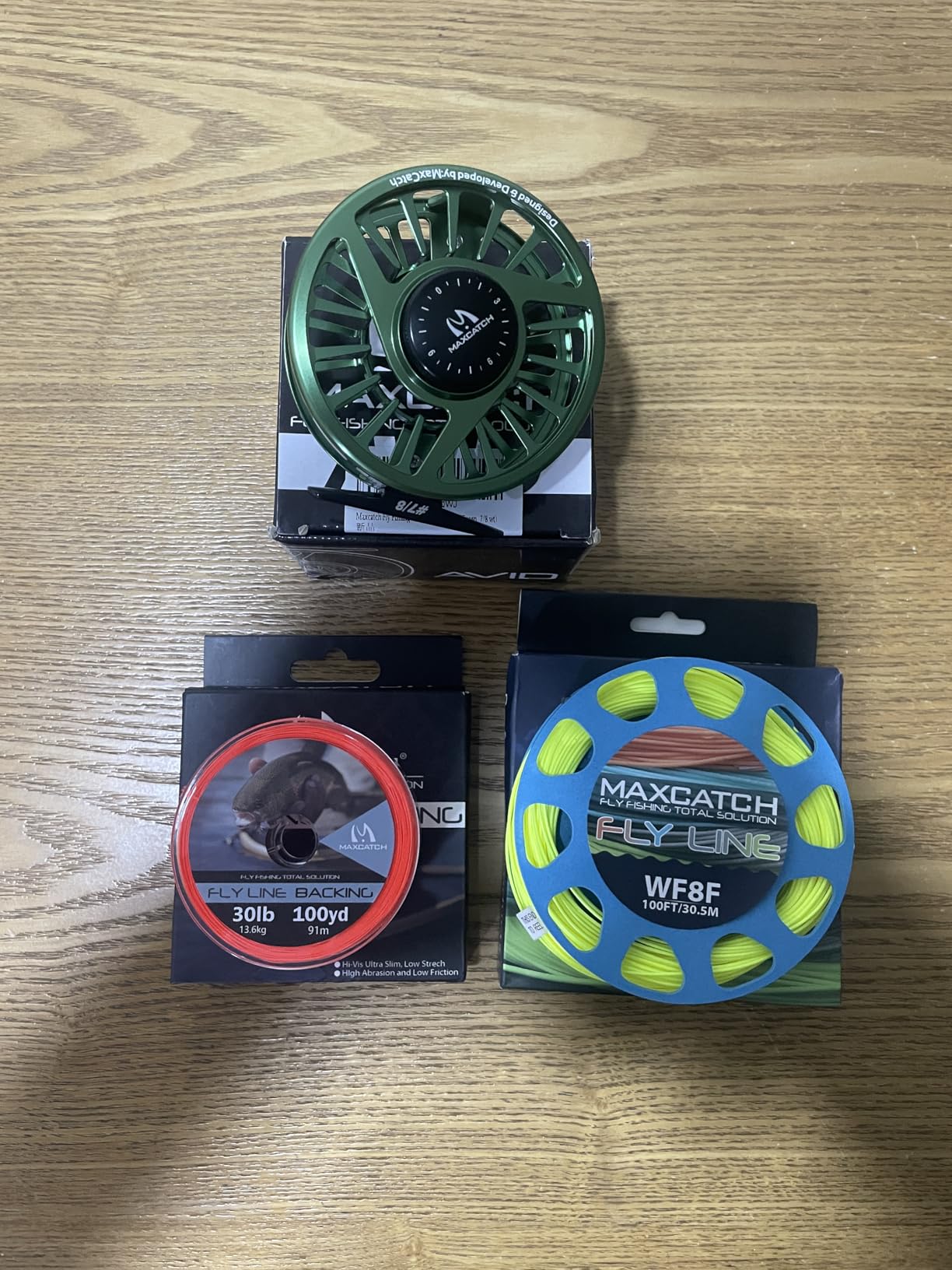 Maxcatch AVID Fly Fishing Reel with CNC-machined Aluminum Body - 1/3, 3/4, 5/6, 7/8, 9/10 Weights(Black, Green, Blue) customer photo 1