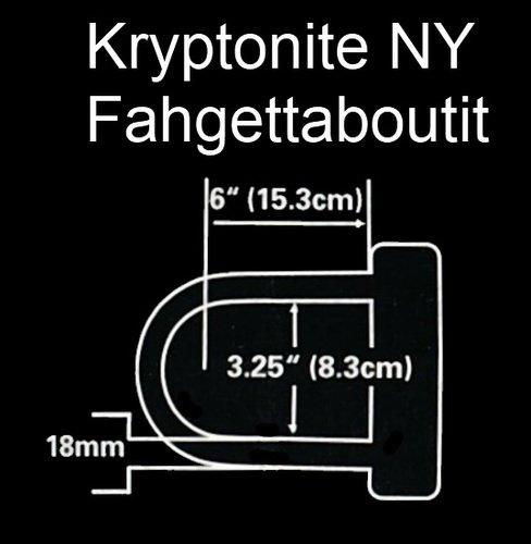 Kryptonite New York Fahgettaboutit Mini Bike U-Lock, Heavy Duty Anti-Theft Bicycle U Lock, 18mm Shackle with Keys, Ultimate Security Lock for Bicycles E-Bikes Scooters customer photo 1