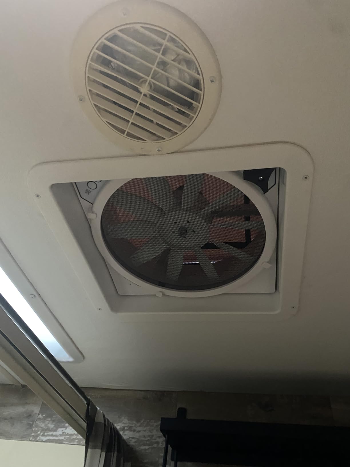 MAXXAIR Original Maxxfan - Vent, Fan & Rain Protection All-in-One, High Powered 4-Speed Exhaust Only Fan, Manual Knob Control, 14