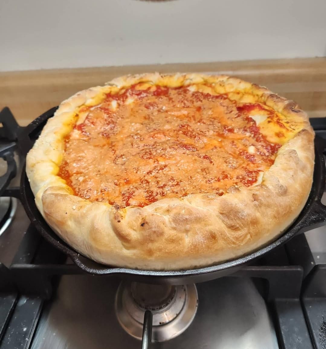 Lodge Seasoned Cast Iron Dual Handle Pan - Cast Iron Frying Pan - Even Heat Distribution - Oven & Stovetop Safe - PFAS-Free, Non-Toxic Cookware - 12 Inch customer photo 1