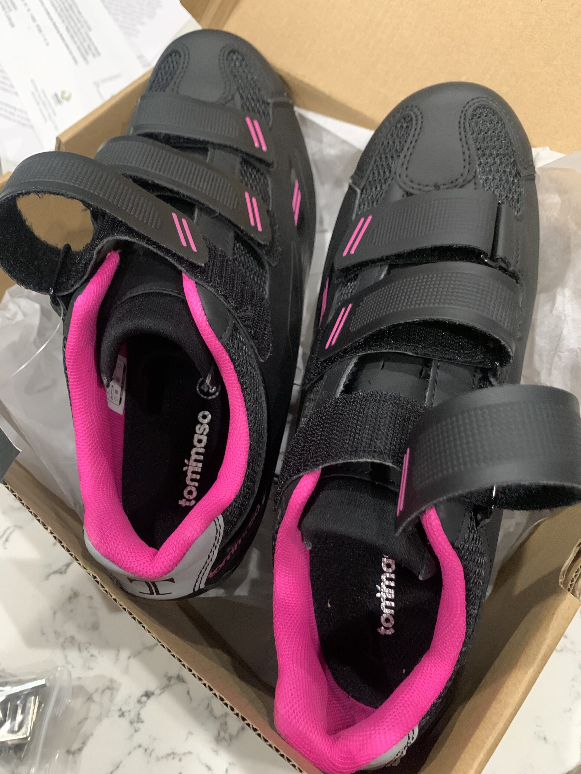 Tommaso Pista SPD & Peloton Shoes for Women-2 in 1-Fit for Peloton, Spin & Indoor Bikes-Install Your Own Delta or SPD Cleats Essential Bike Accessories for Cyclebar & Soulcycle customer photo 2