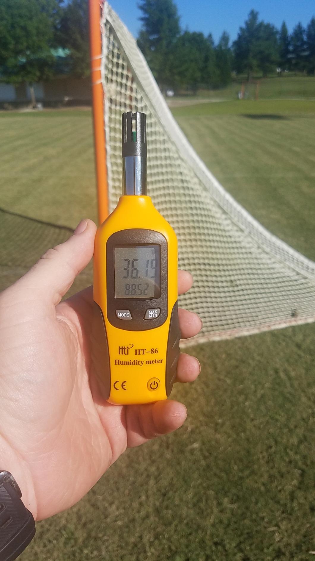 Preciva Digital Psychrometer Thermo-Hygrometer, LCD Mini Temperature and Humidity Meter with Dew Point and Wet Bulb Temperature customer photo 2