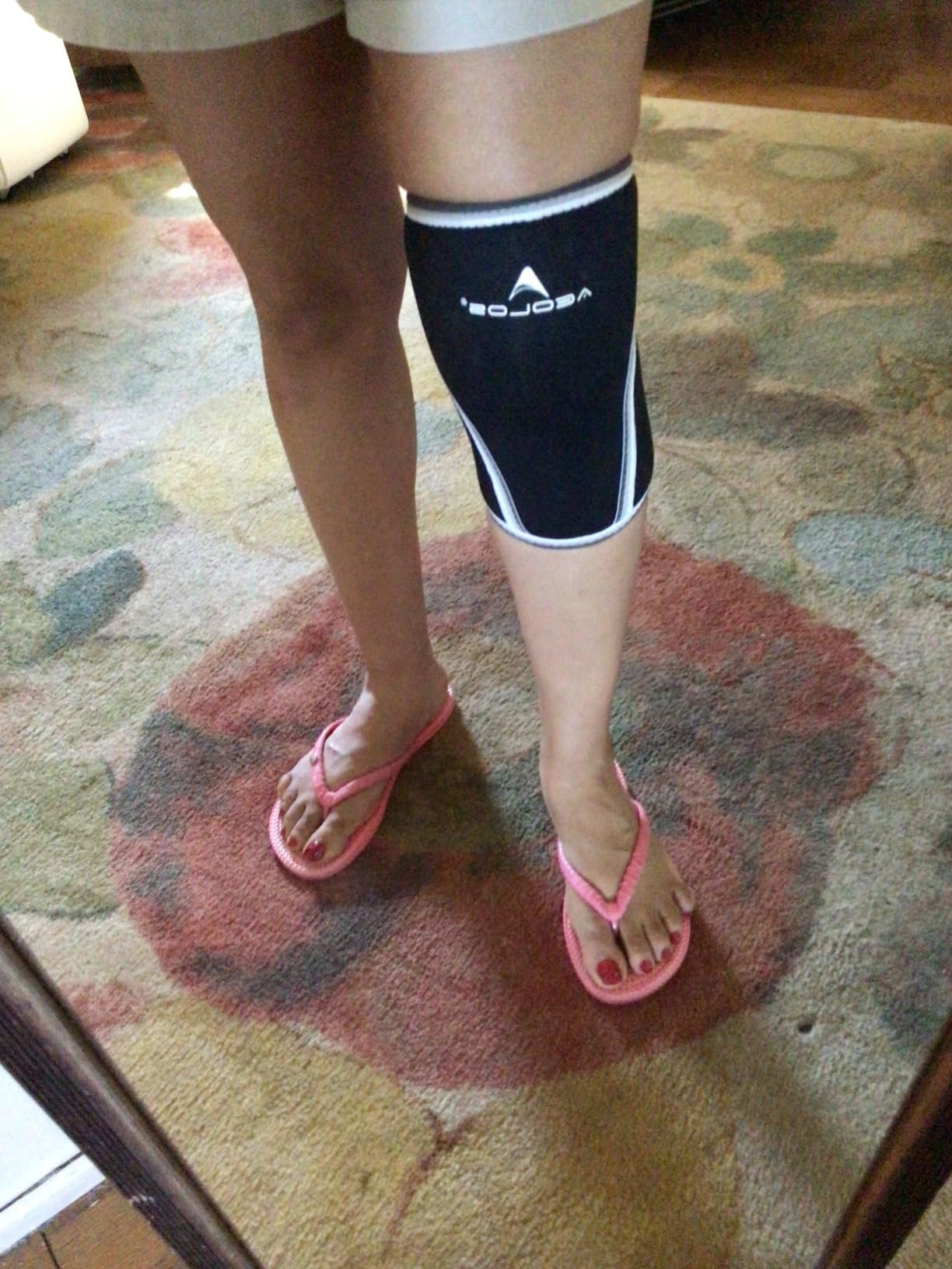 Knee Sleeves (1 Pair), 7mm Compression Knee Braces for Heavy-Lifting, Squats, Gym and Other Sports customer photo 2