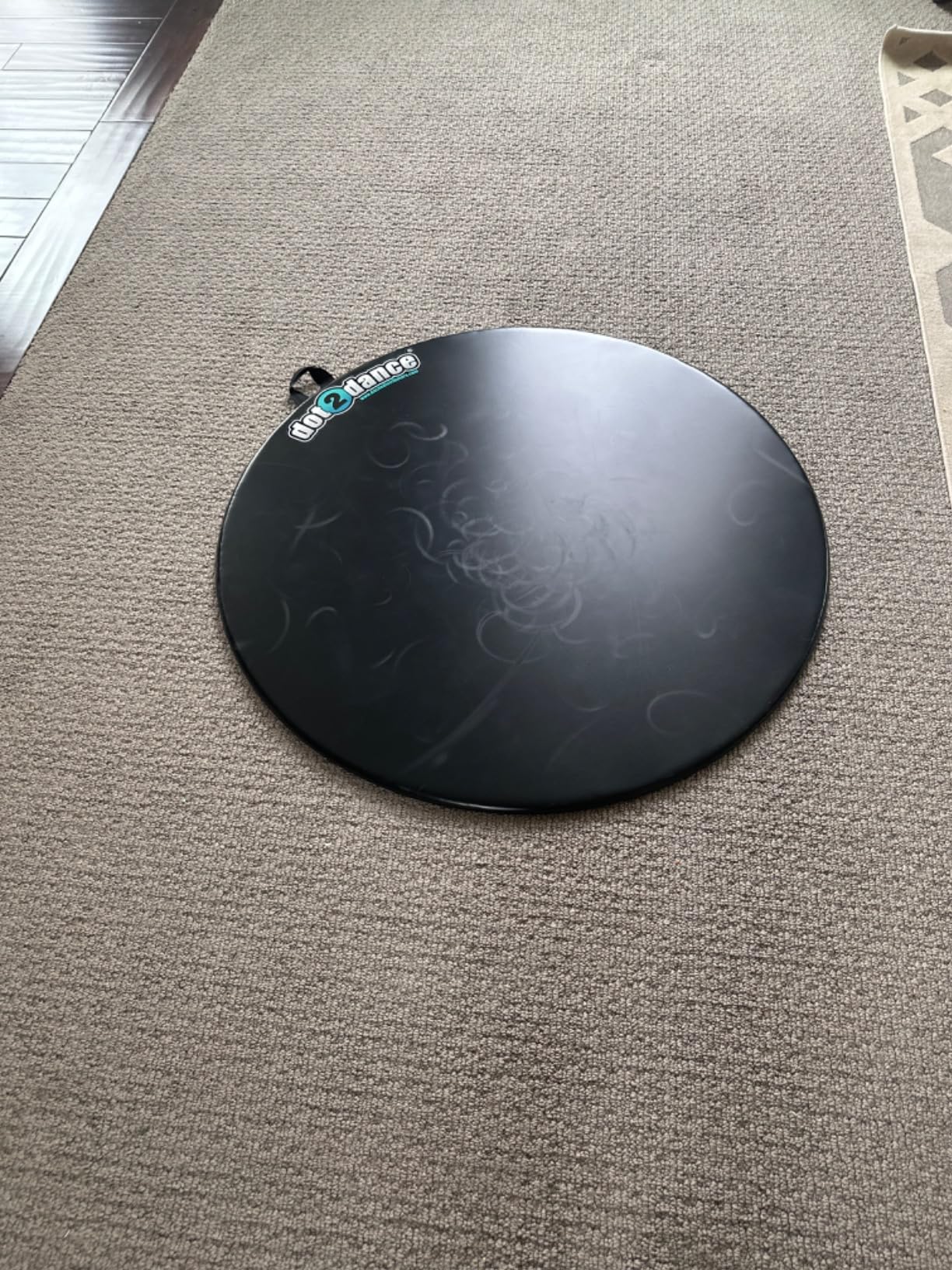 dot2dance Brand Portable Dance Floor, Marley Flooring Ballet Training Equipment, Turning Boards for Dancers & Figure Skating Practice Mat, Practice Pirouette, USA Made customer photo 2