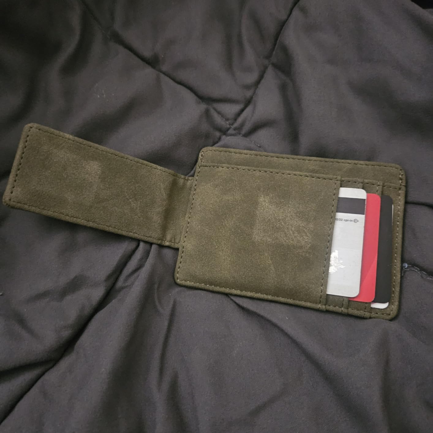 Slim Wallet for Men RFID Blocking Money Clip, Minimalist Front Pocket Credit Card Holder, Magnetic Thin Mens Wallets with ID Window customer photo 2
