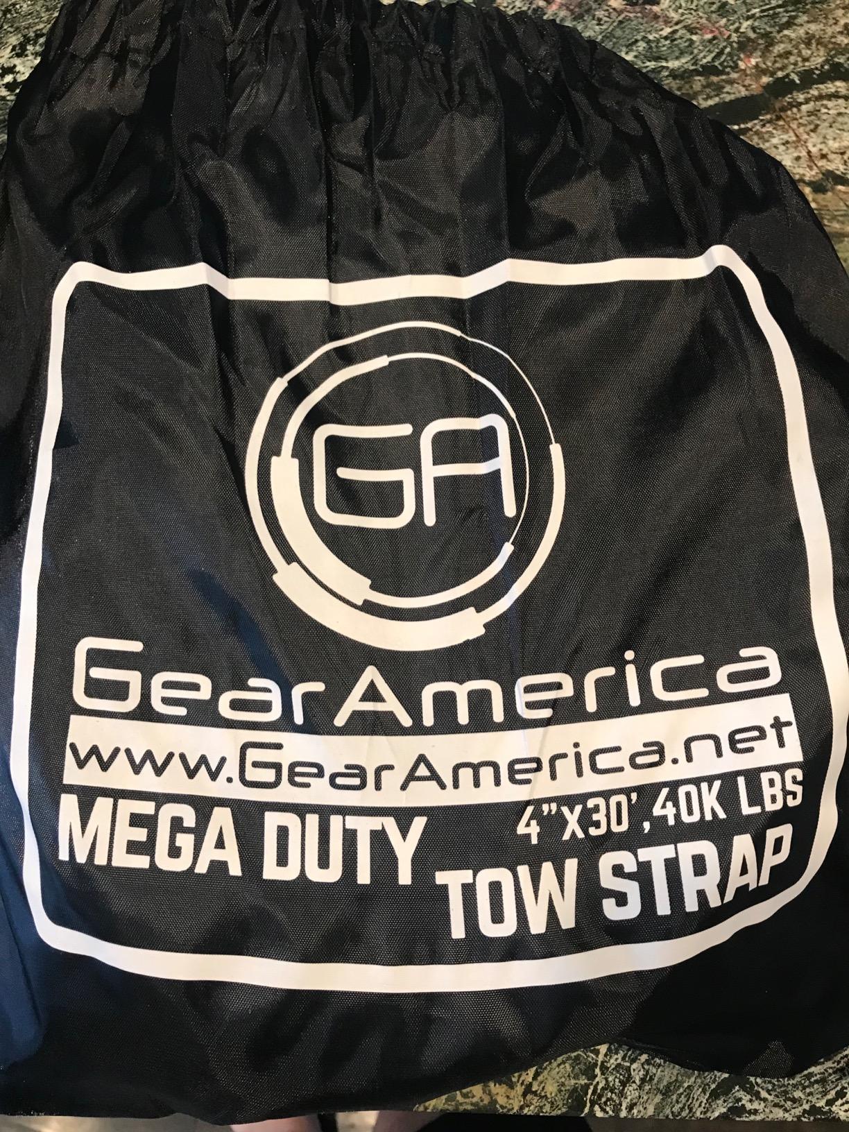 GearAmerica Heavy Duty Tow Strap 3