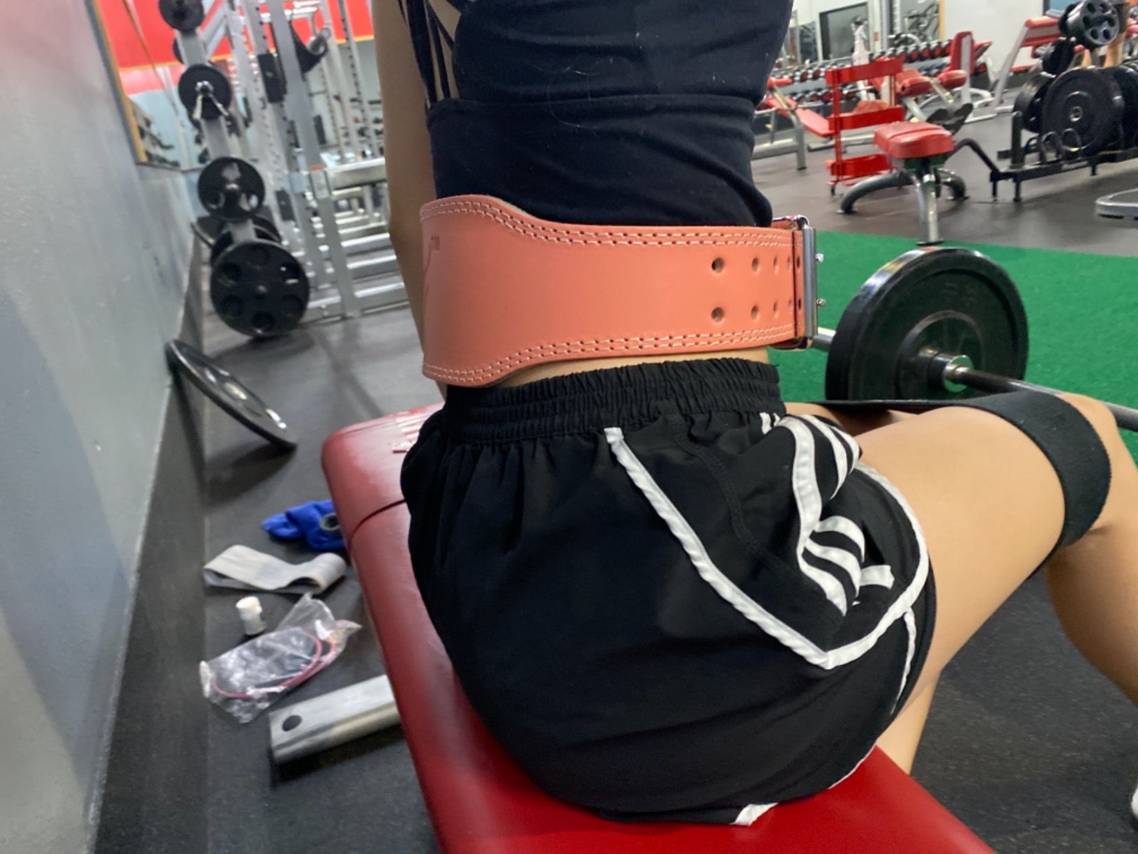 Mytra Fusion Weight Lifting Belt Women Gym Belt 7MM Thick and 4
