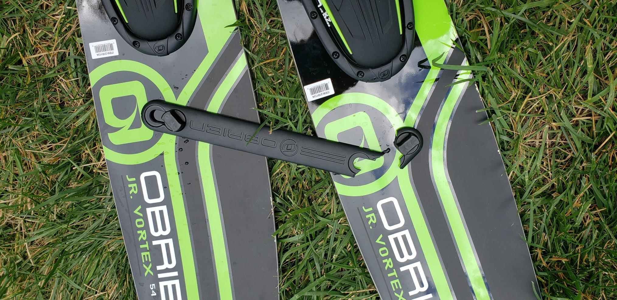 OBrien Water Skis with X7 Bindings, Jr. Vortex Combo, 54