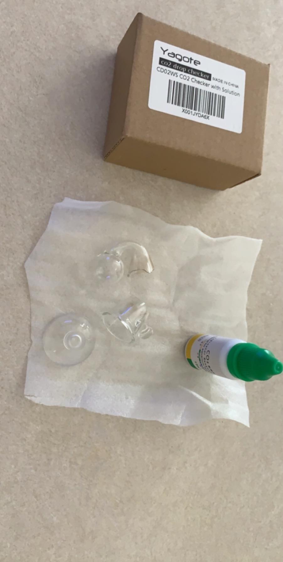 Co2 Drop Checker, Quickest Most Accurate Easiest to Use Glass Co2 Drop Checker for Aquarium Fish Tank with Solution (CO2 Checker with Solution) customer photo 2