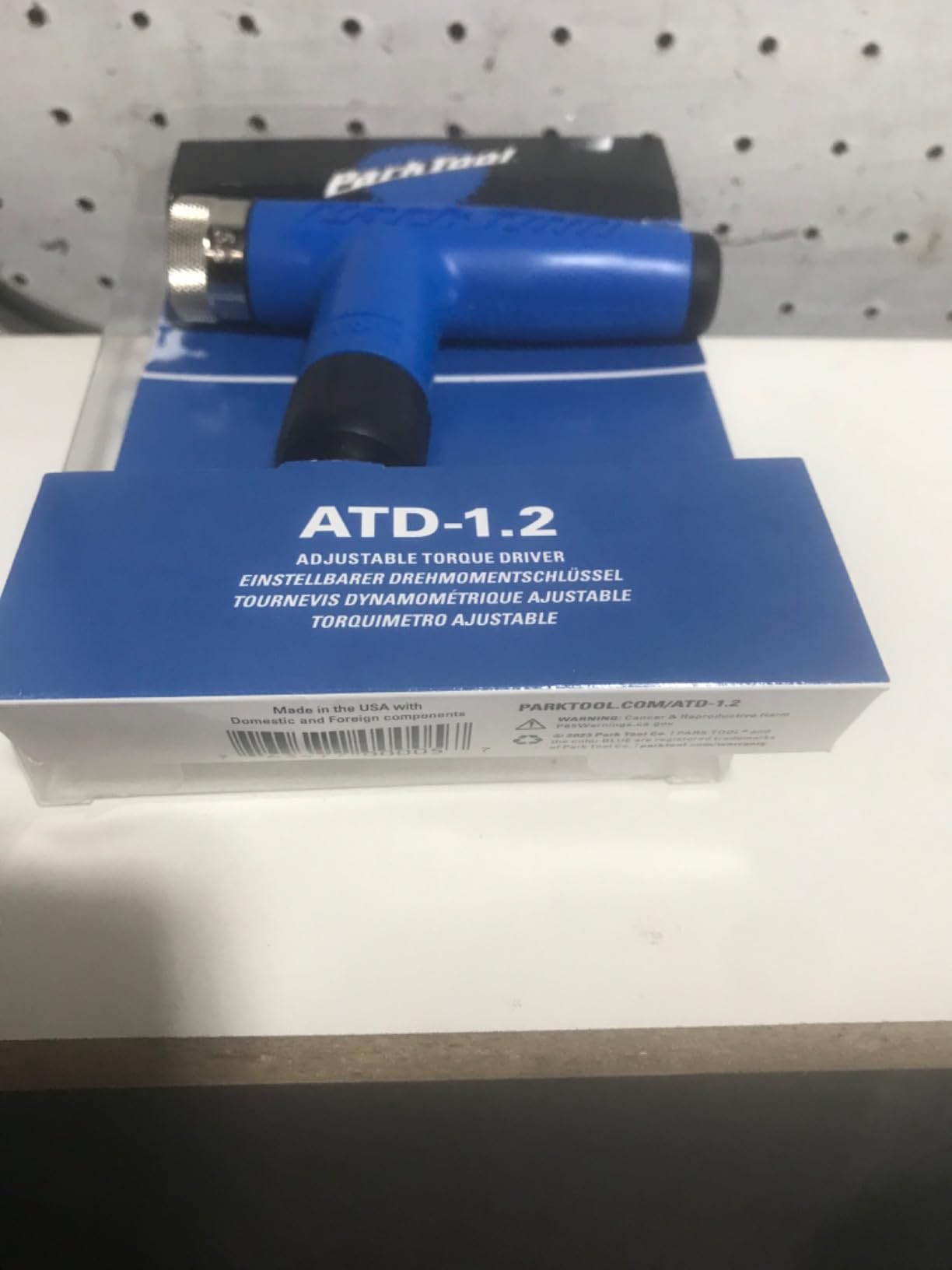 Park Tool ATD-1.2 - Adjustable Torque Driver Tool, Blue customer photo 2