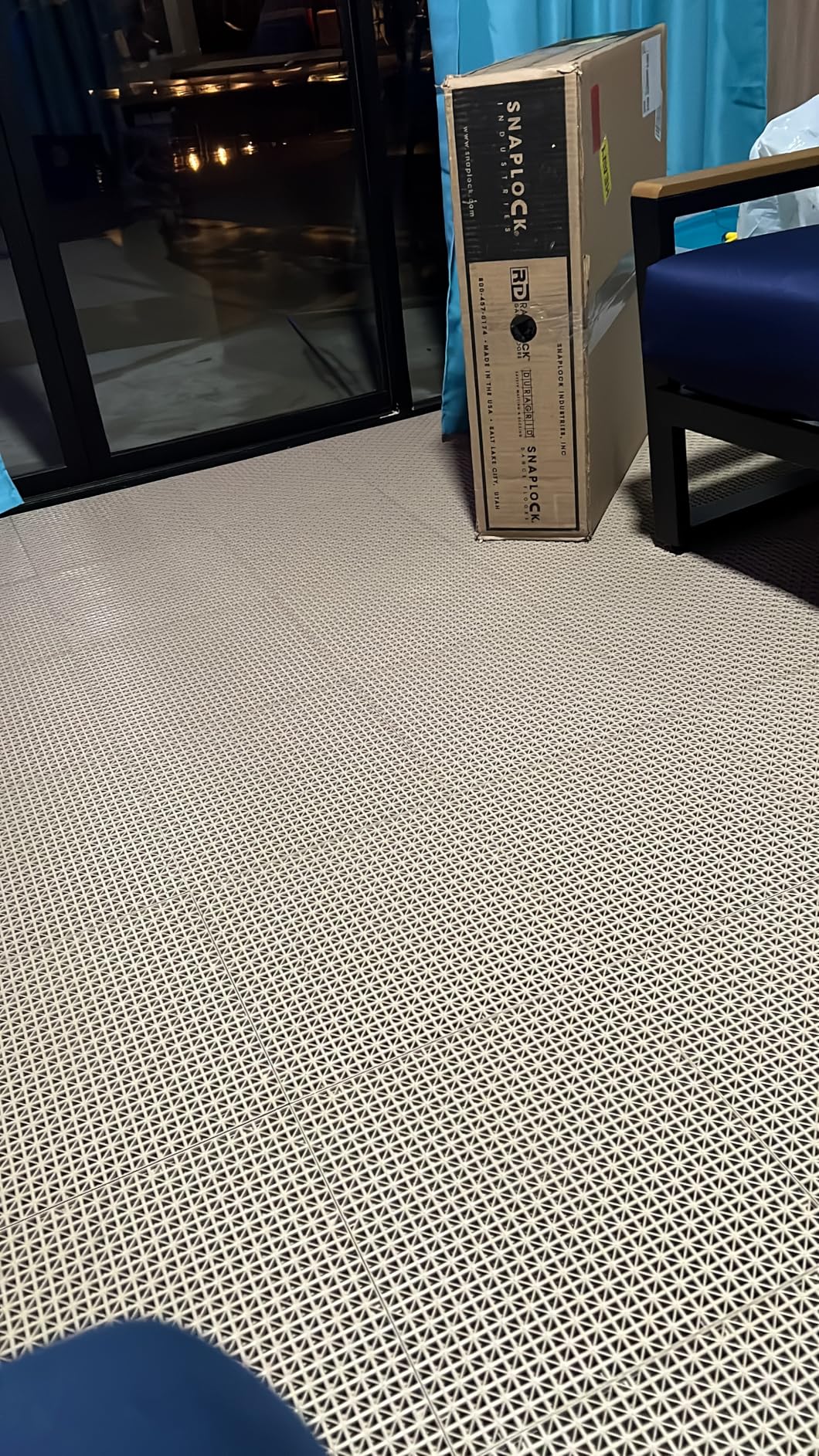 Big Floors DuraGrid Deck Tiles, Interlocking Outdoor Tiles for Patio, Self-Draining, UV-Resistant, Water-Resistant Modular Flooring, Easy Install, 40 Pack, Green customer photo 2