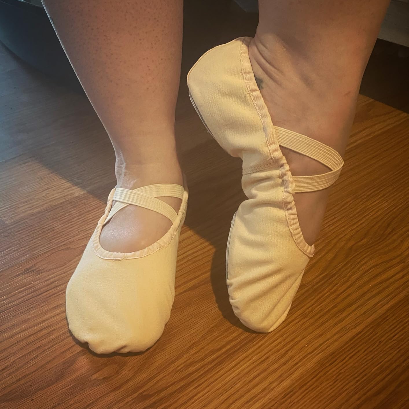 Adult Split Sole Canvas Ballet Slipper customer photo 1