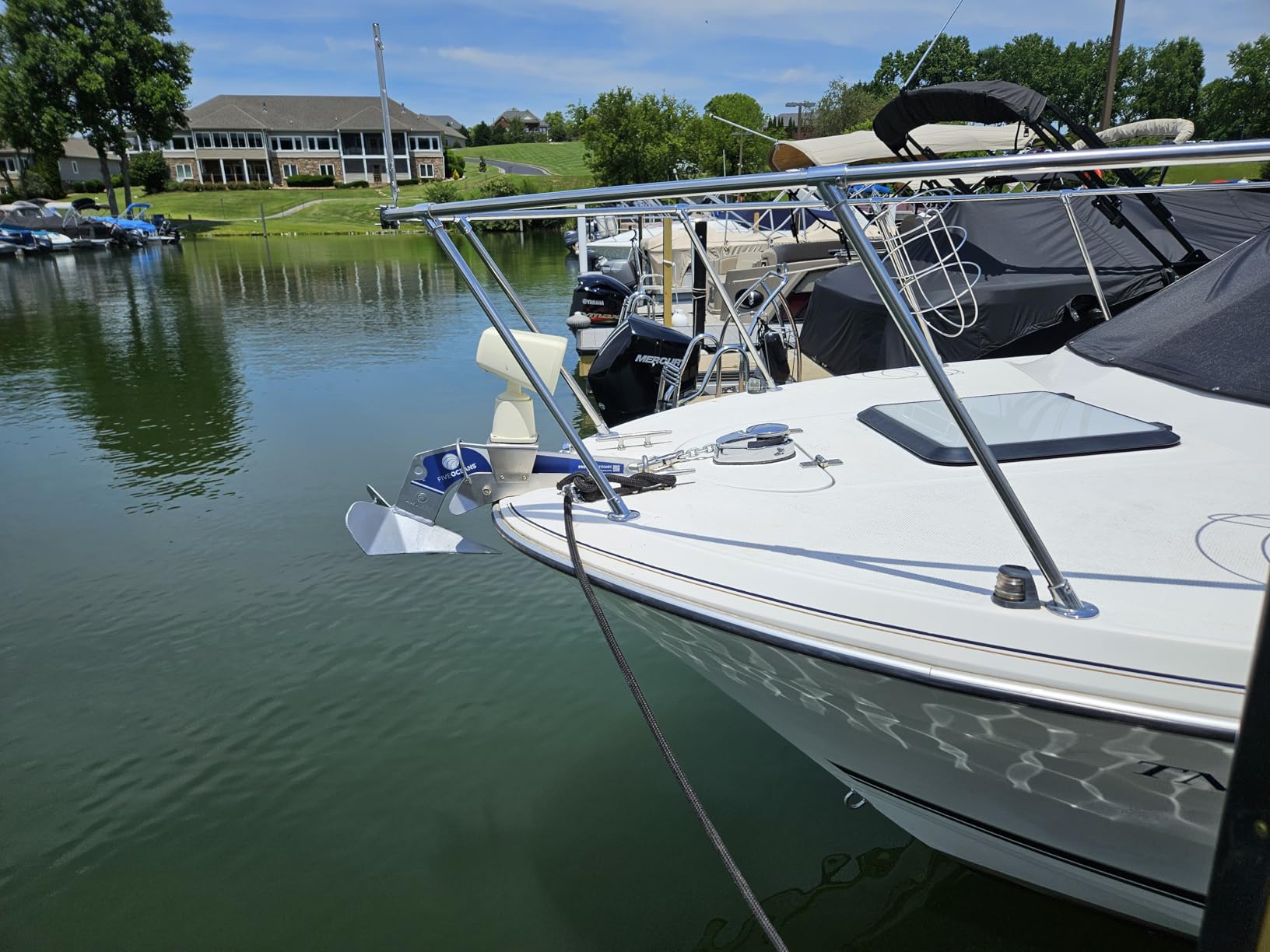 Five Oceans Delta Style Wing Boat Anchor - Premium Series, Ideal for Pontoon & Fishing Boats, Multiple Size & Material Option customer photo 1