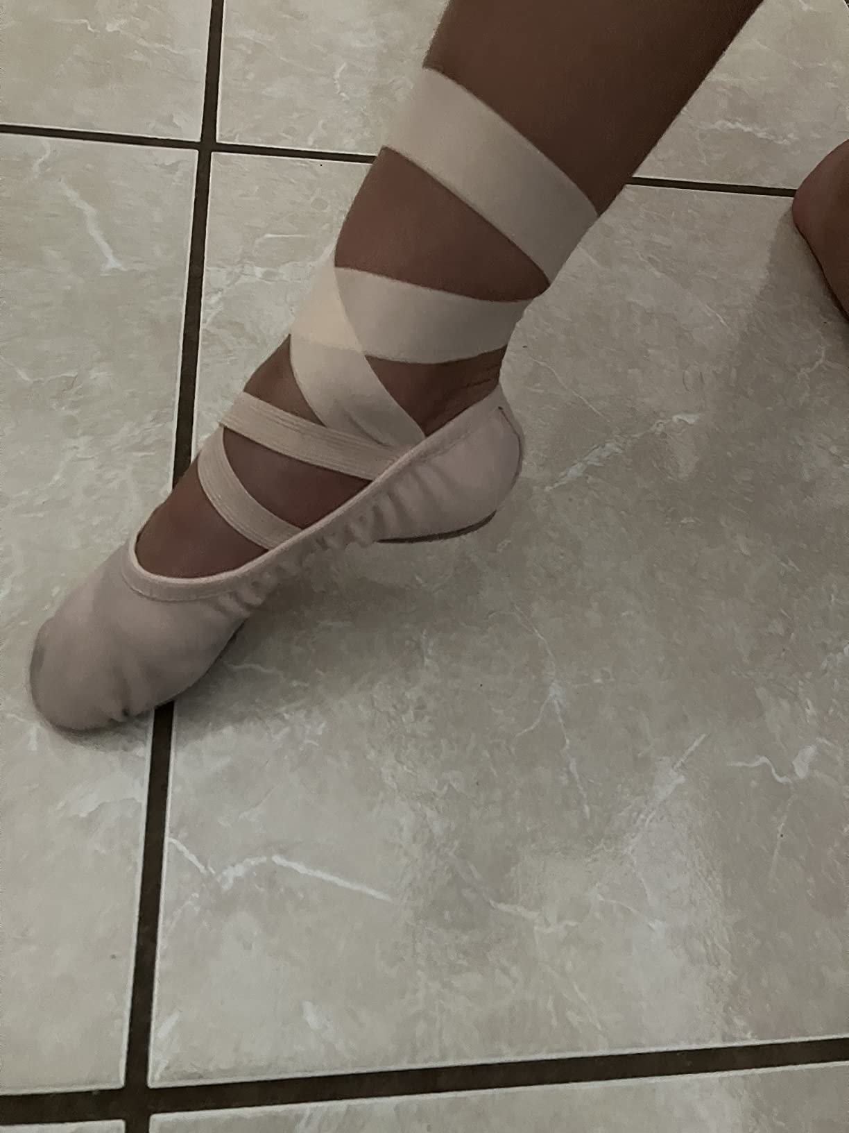 Bloch womens Minimalist,ballet Ballet Pointe Shoe Stretch Satin Ribbon, Pink, One Size US customer photo 2