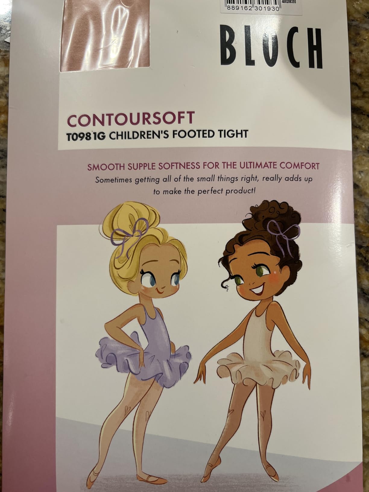 Bloch Dance Girls Contour Soft Footed Tights customer photo 1