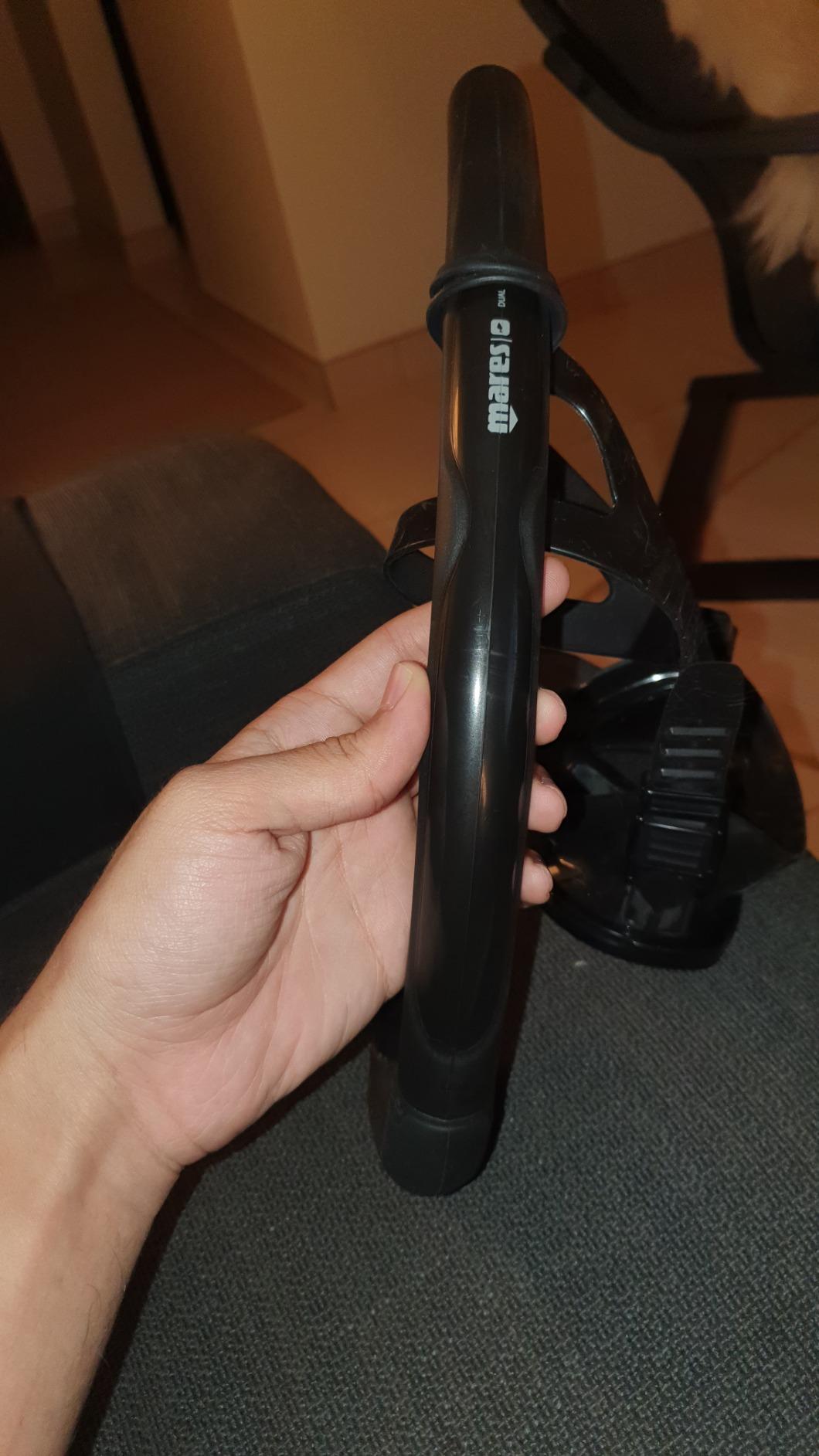 Mares Dual Snorkel Soft Tube for Scuba Diving, Snorkeling, Freediving, Spearfishing with Hypoallergenic Silicone Mouthpiece customer photo 1