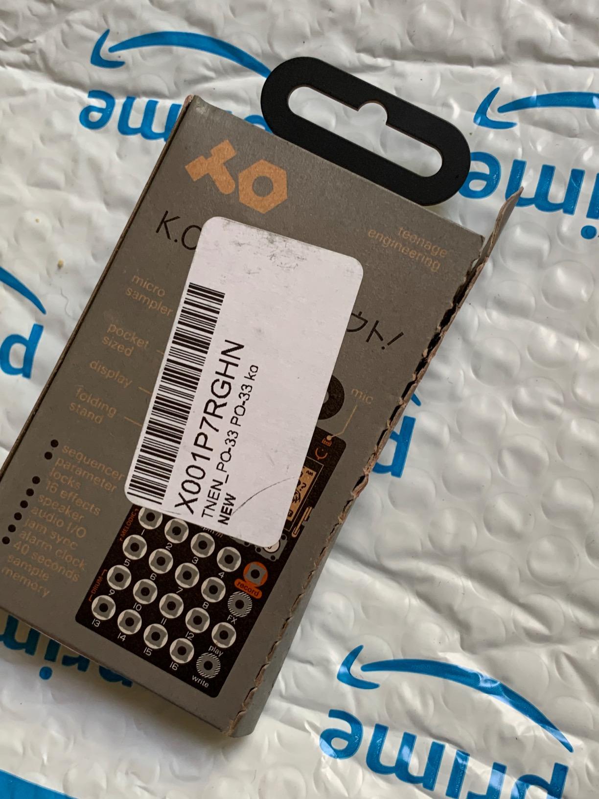 teenage engineering pocket operator PO-33 K.O.! micro sampler customer photo 2