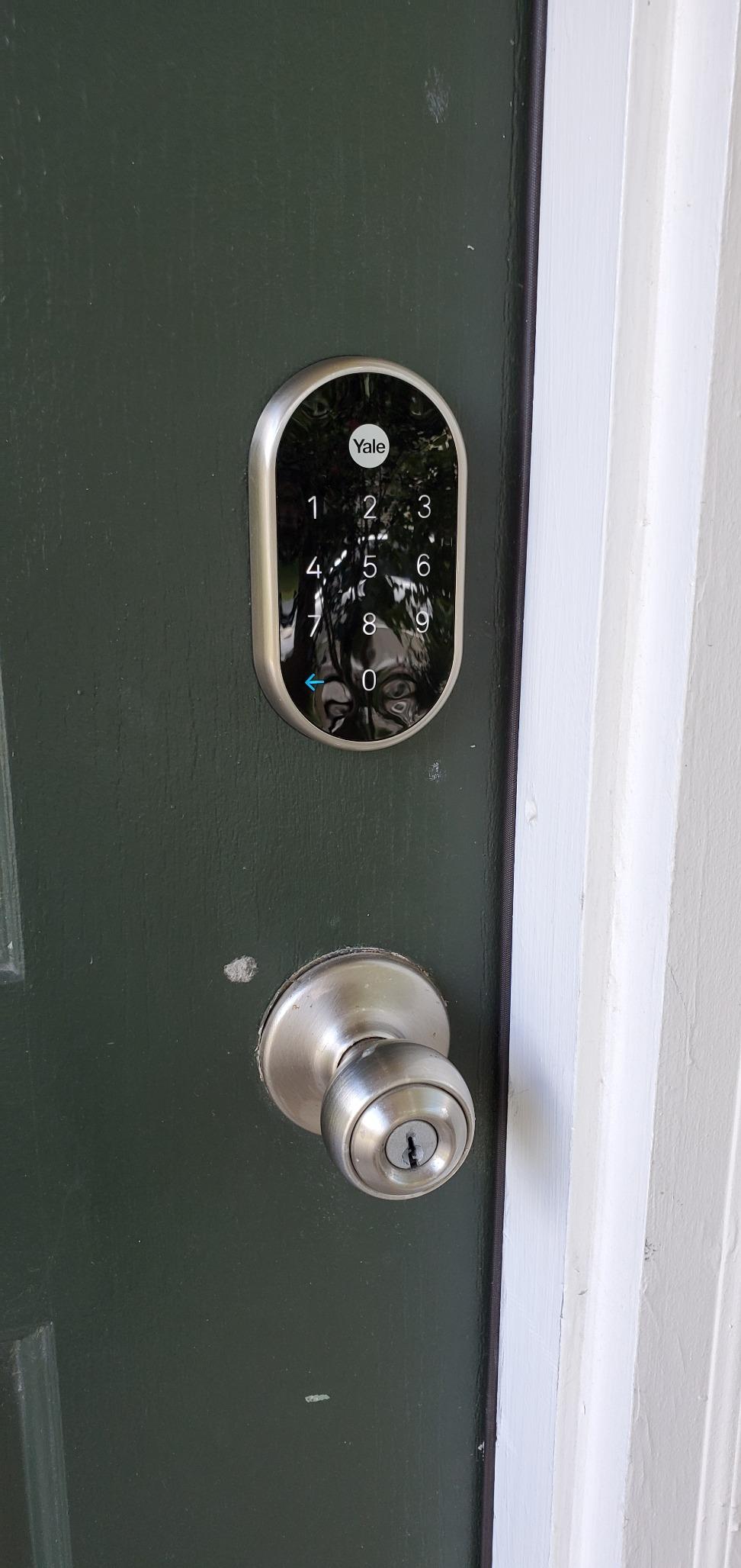 Nest x Yale Lock - Tamper-Proof Smart Lock for Keyless Entry - Keypad Deadbolt Lock for Front Door - Satin Nickel customer photo 2