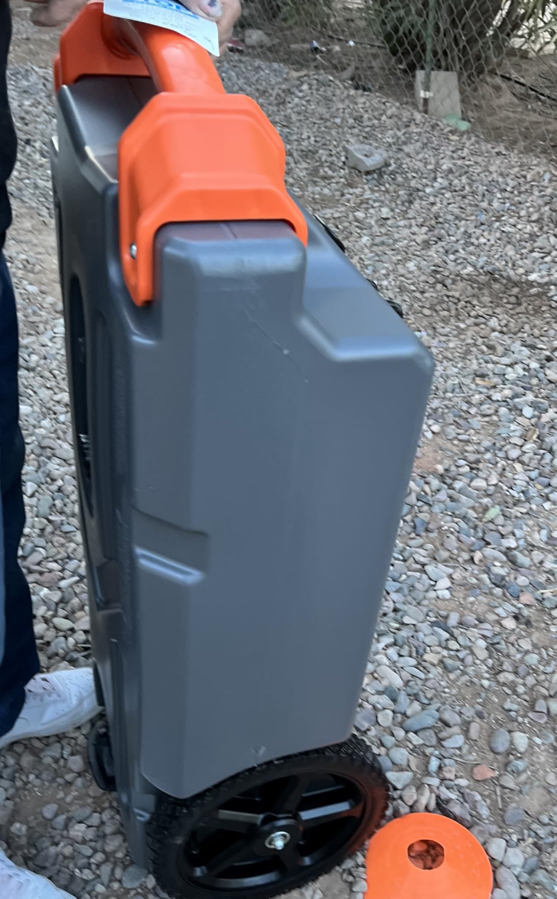 Camco 39002 Rhino Portable 21 Gallon RV Waste Tank Holding Hose and Accessories customer photo 1
