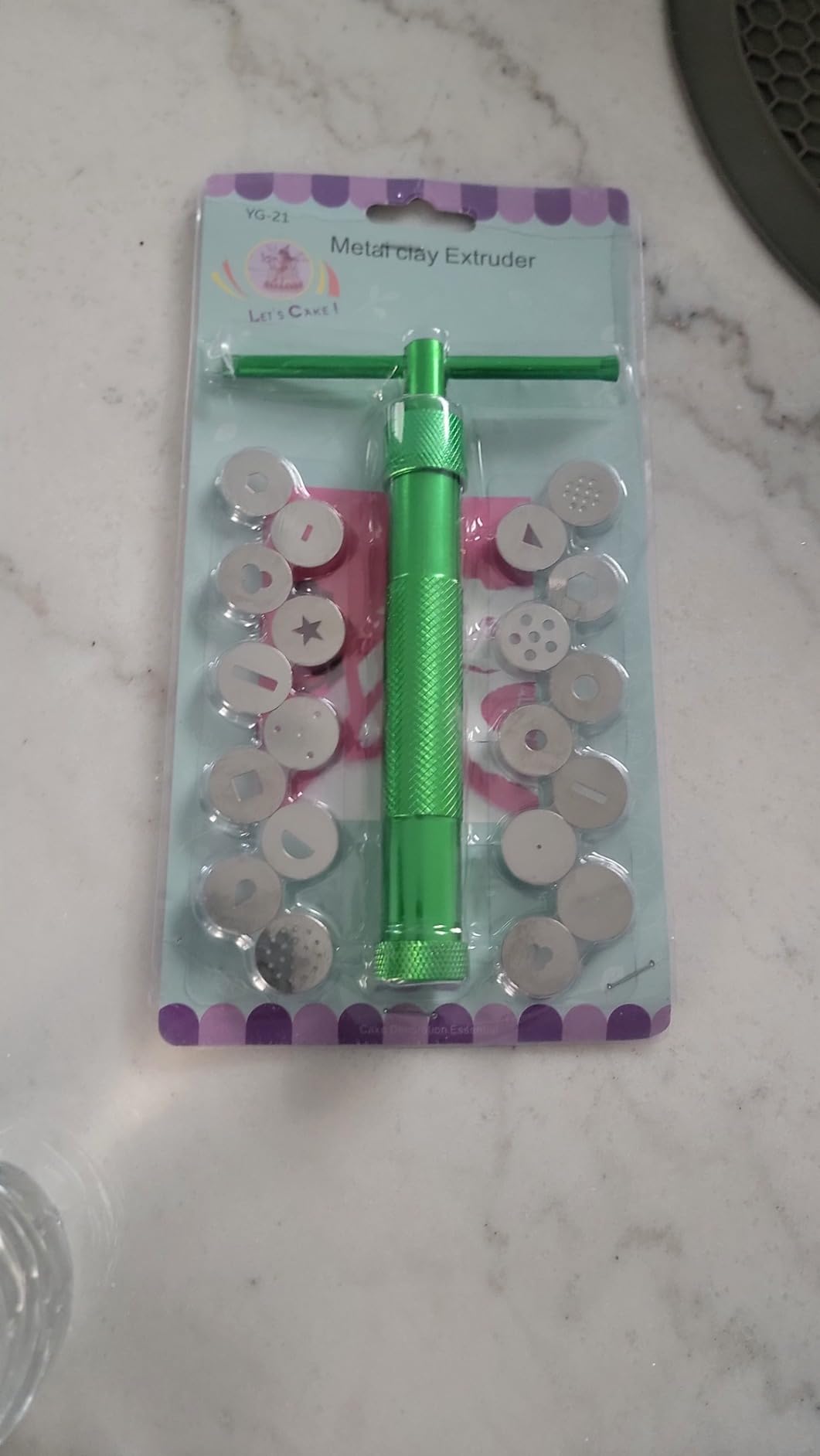 mofa Professional Ultimate Clay Extruder with 20 Tips Sugar Paste Extruder Cake Decor Tools customer photo 1