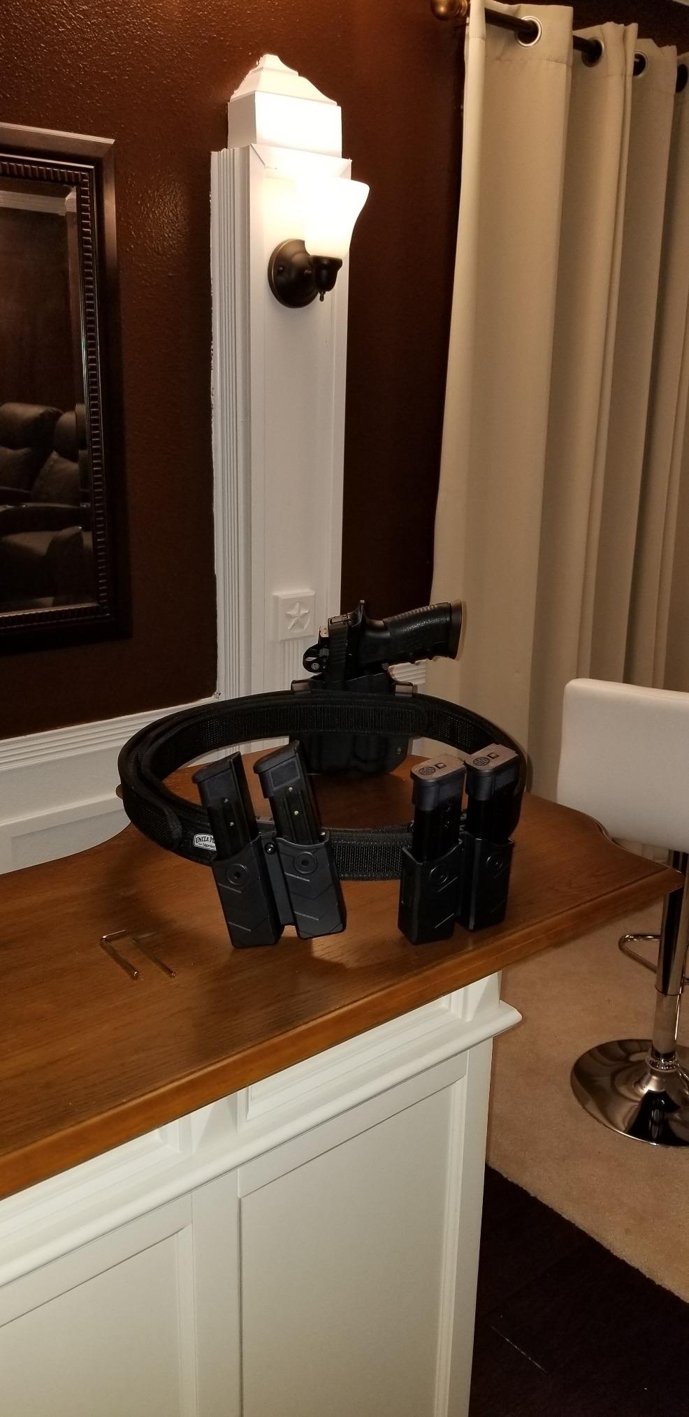 Universal Double Magazine Pouch - Dual Stack Mag Holster with Adjustable Retention for Glock, Sig Sauer, S&W, Beretta, Browning, Taurus, H&K, Springfield, Ruger Pistol Mags customer photo 2