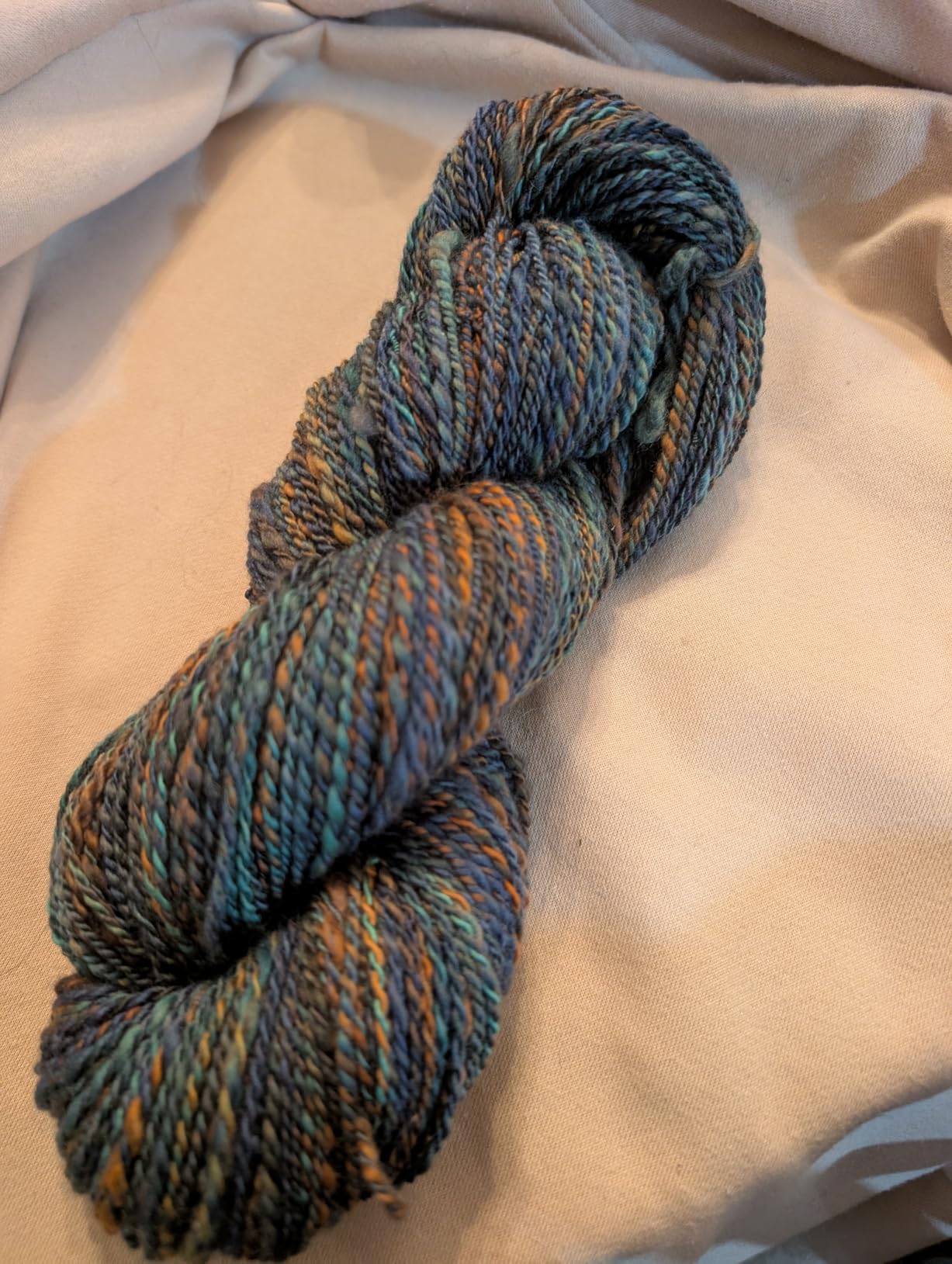 Top Notch Superfine Merino Fiber for Spinning & Felting. Super Soft Combed top roving in Stunning Color Blends, Nomad customer photo 1