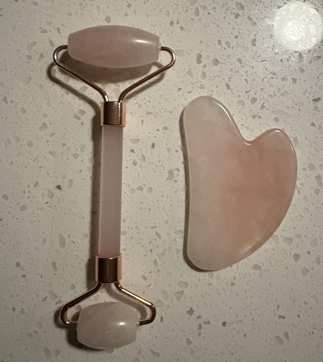 Deciniee Gua Sha Face Roller Tools: Jade Roller Facial Tools for Skin Care - Facial Massager for Face, Eyes, Neck, Relieve Fine Lines and Wrinkles customer photo 2