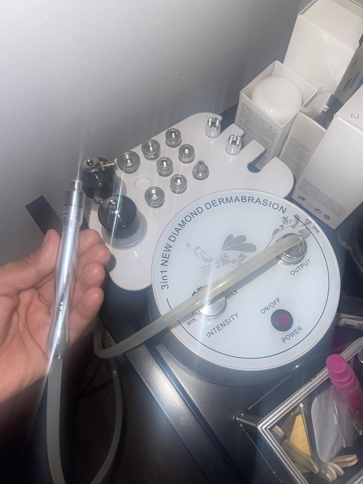 【3 IN 1】Microdermabrasion Machine, Beauty Star Professional Diamond Dermabrasion Facial Devices at Home customer photo 1