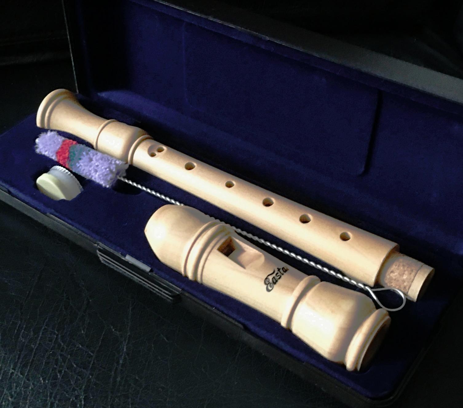 Eastar Soprano Beginners Recorder Baroque fingering C Key Maple Descant Recorder Instrument for Kids Adults, 3 Piece Recorder With Hard Case customer photo 1