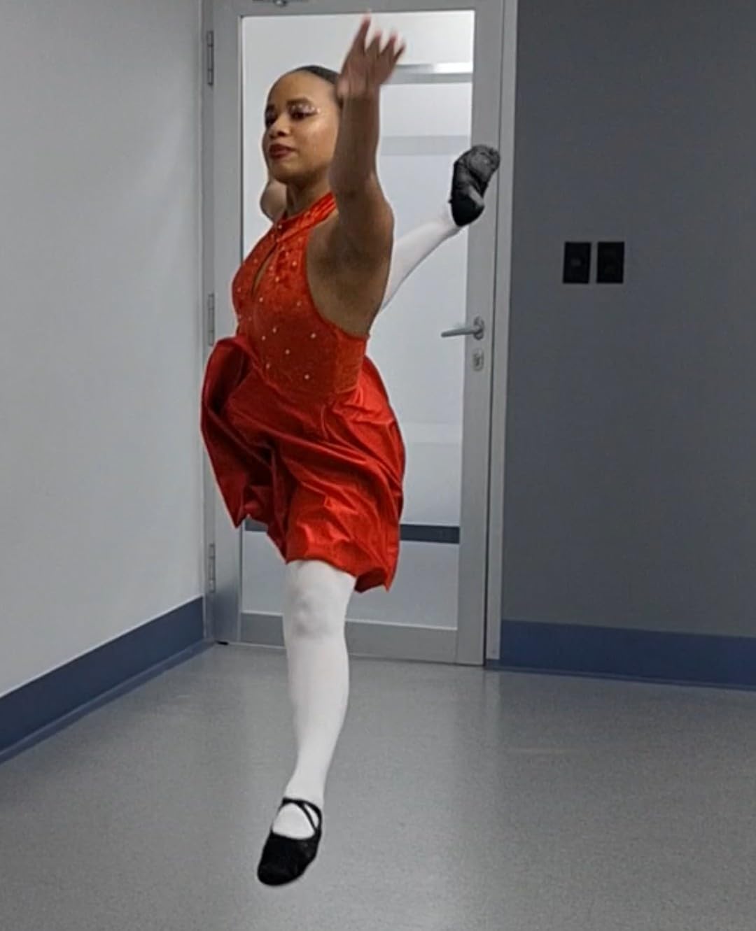 HETH Ballet Tights for Girls - Ultra Soft Dance Tights Convertible Tight customer photo 2