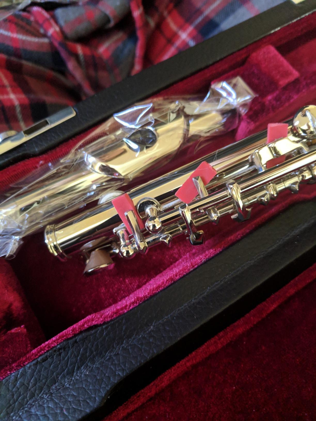 Eastar Piccolo Instrument for Beginners Students, Key of C Flute, Hard Case, Cleaning Kit, Gloves, 2-Piece, Nickel Plated, EPC-1 customer photo 1