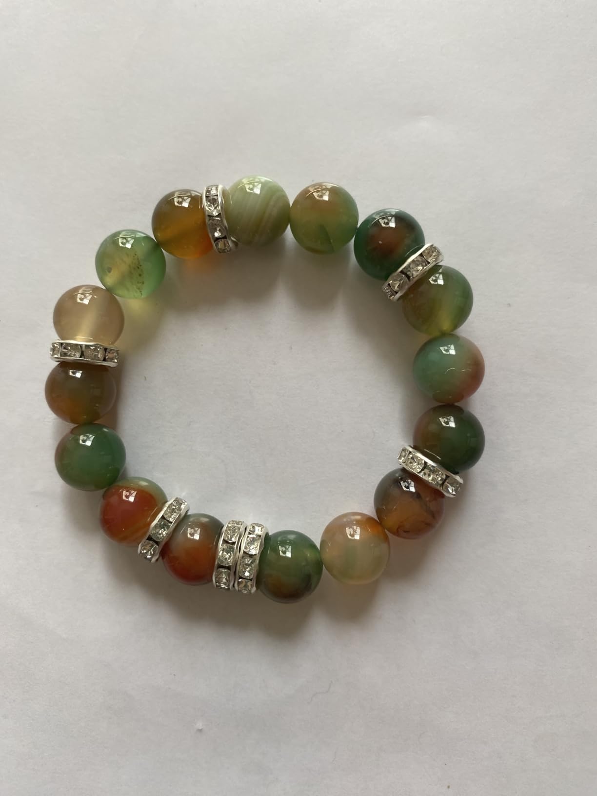 60PCS 6mm Natural Indian Agate Gemstone Round Loose Beads for Jewelry Making DIY 1 Strand 15