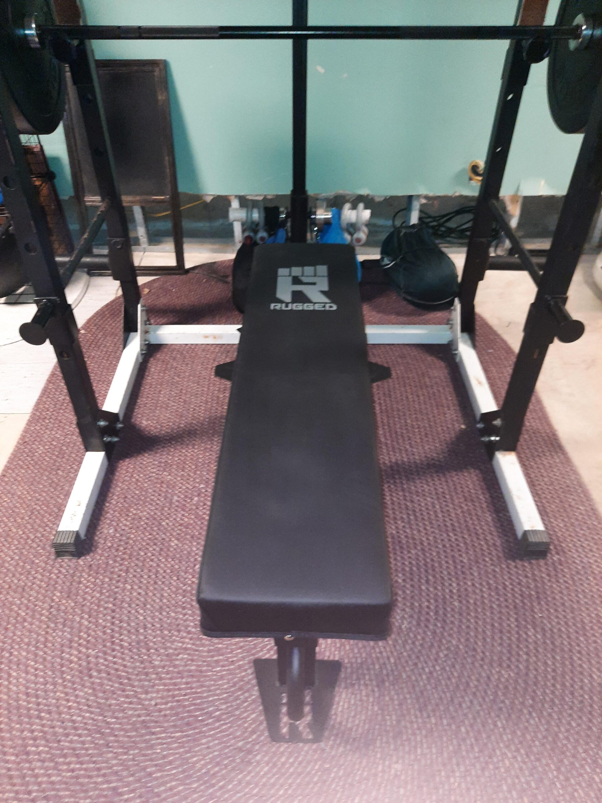 RUGGED STRENGTH Flat Weight Bench - 47