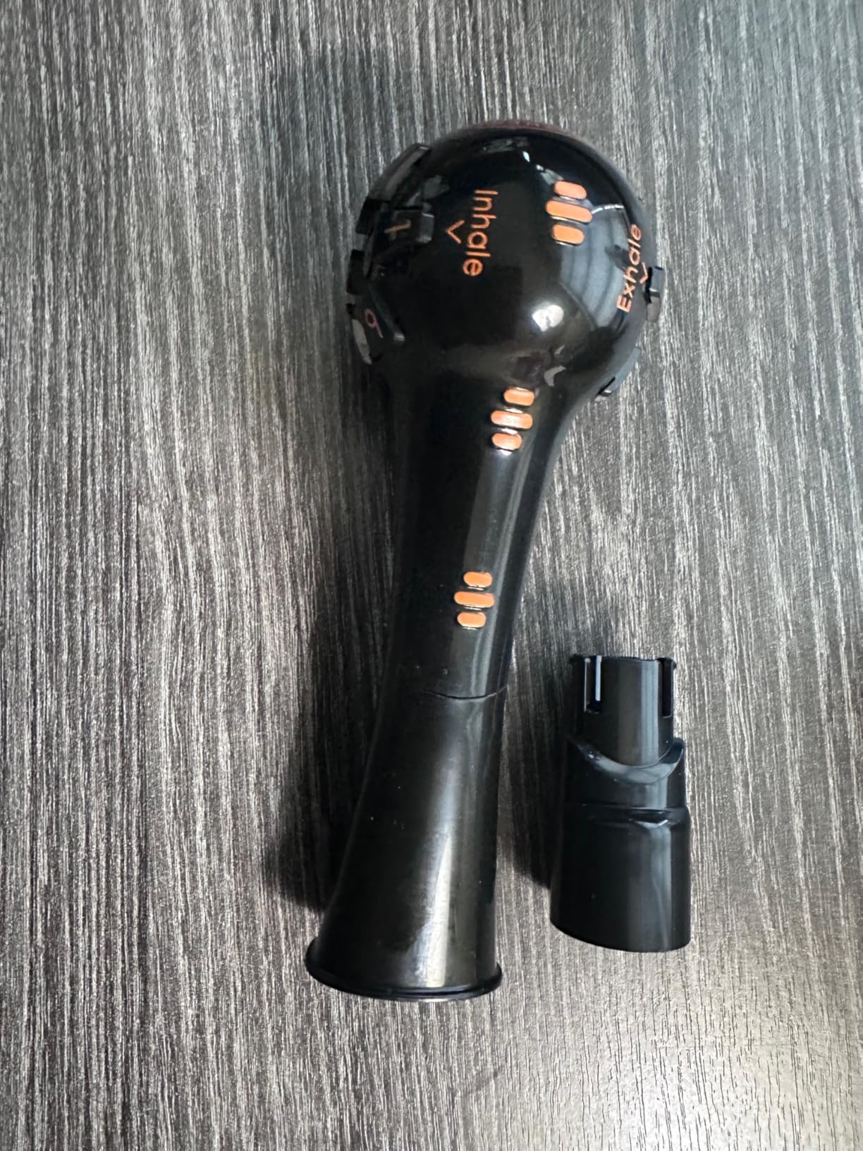 The Breather Fit - Lung Trainer for Athletes - Portable Breathing Exercise Device for Lungs - Respiratory Muscle Strengthener - Coaching App Included customer photo 2